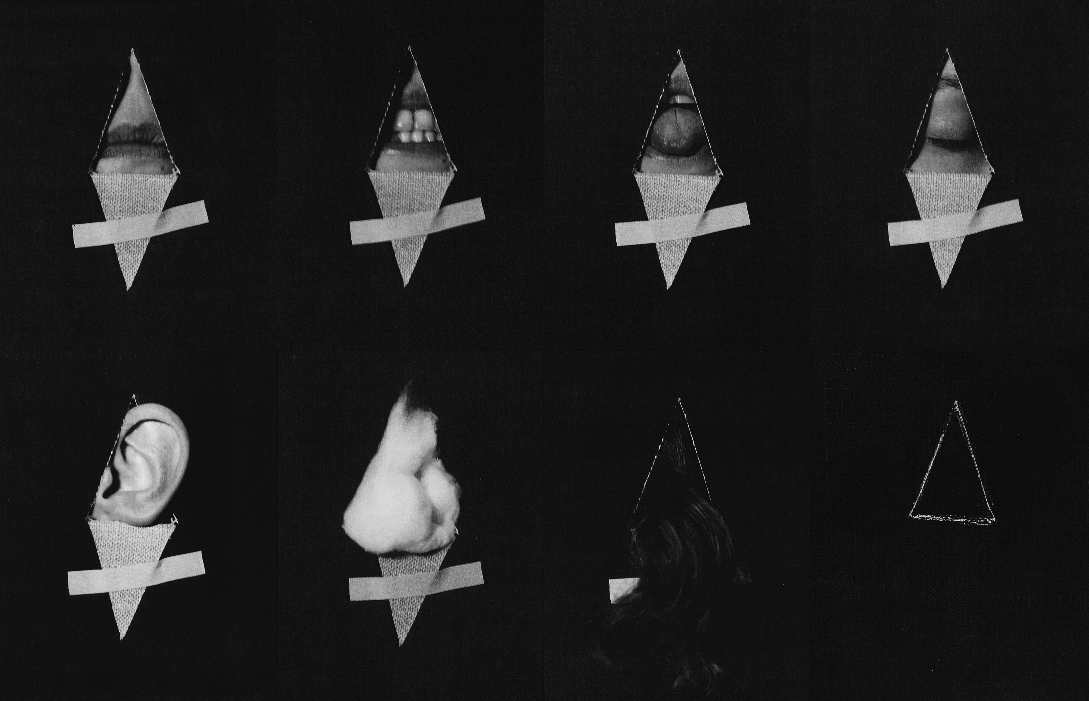 Edita Schubert, Self-Portrait Behind a Perforated Canvas at Galerie Molitor, photo 10