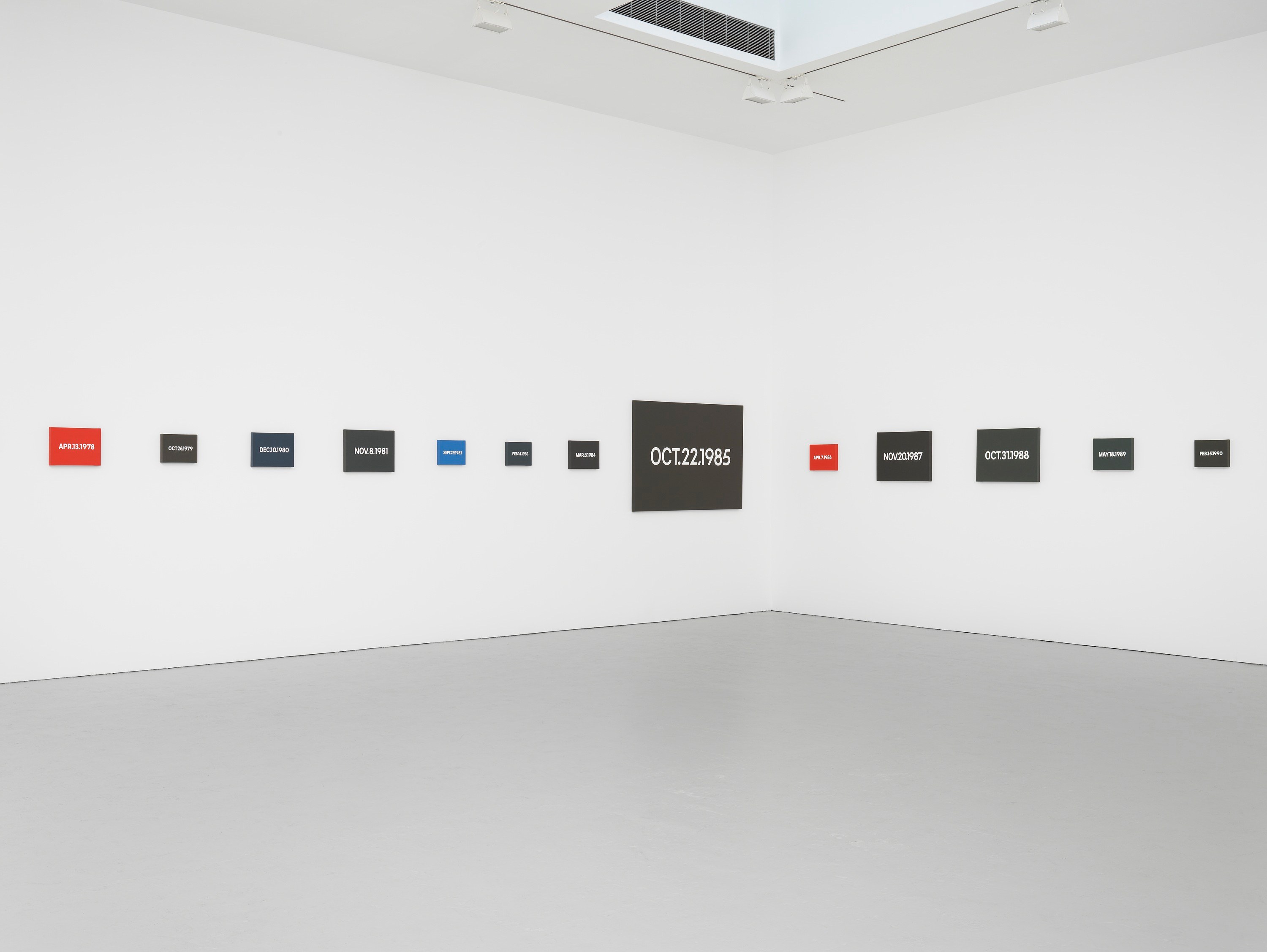 On Kawara, Date Painting(s) in New York and 136 Other Cities at Josh Smith Studio, Brooklyn, photo 8