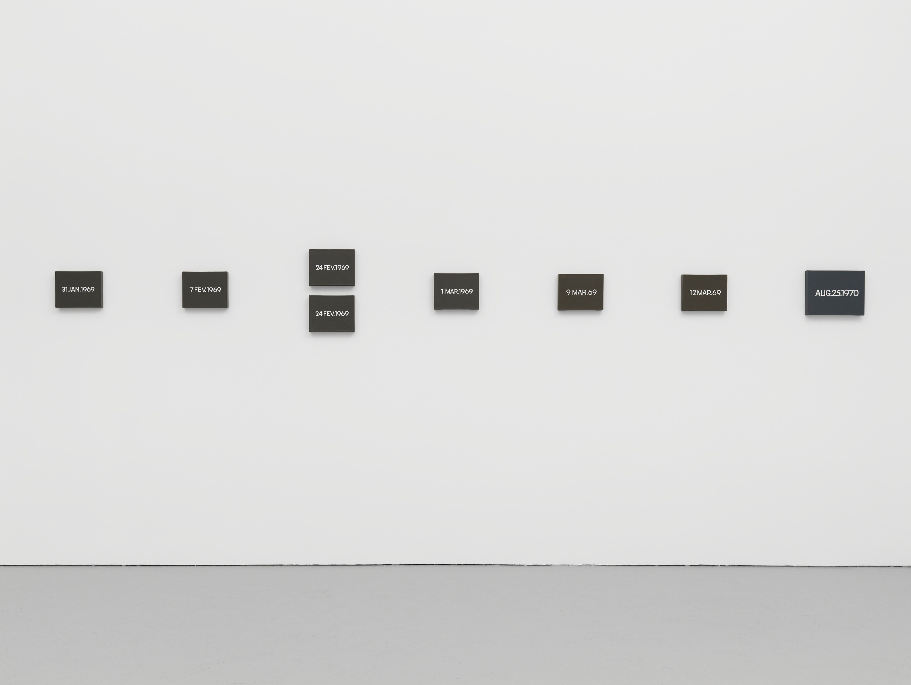On Kawara, Date Painting(s) in New York and 136 Other Cities at Josh Smith Studio, Brooklyn, photo 18