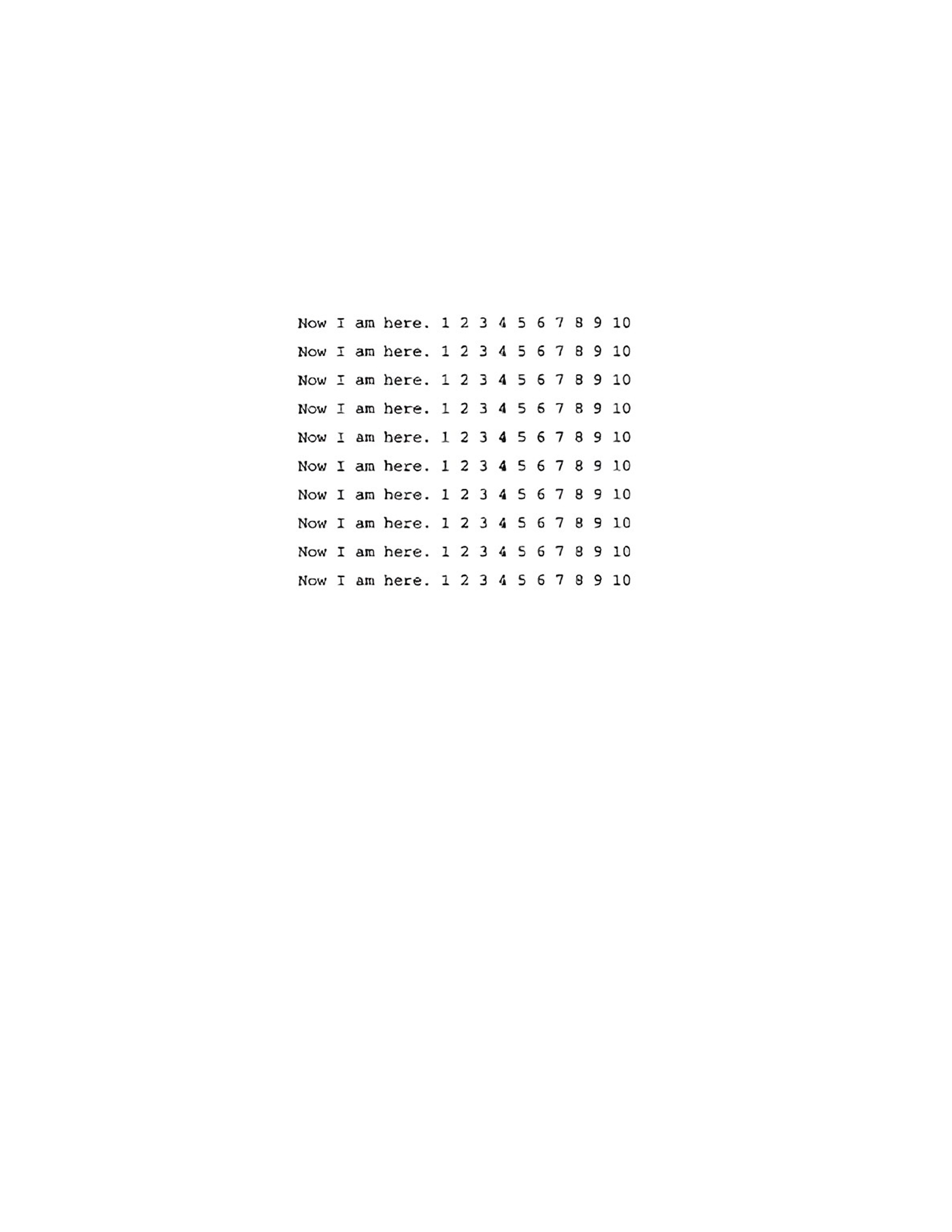 Vito Acconci, Here, There at anonymous gallery, photo 8