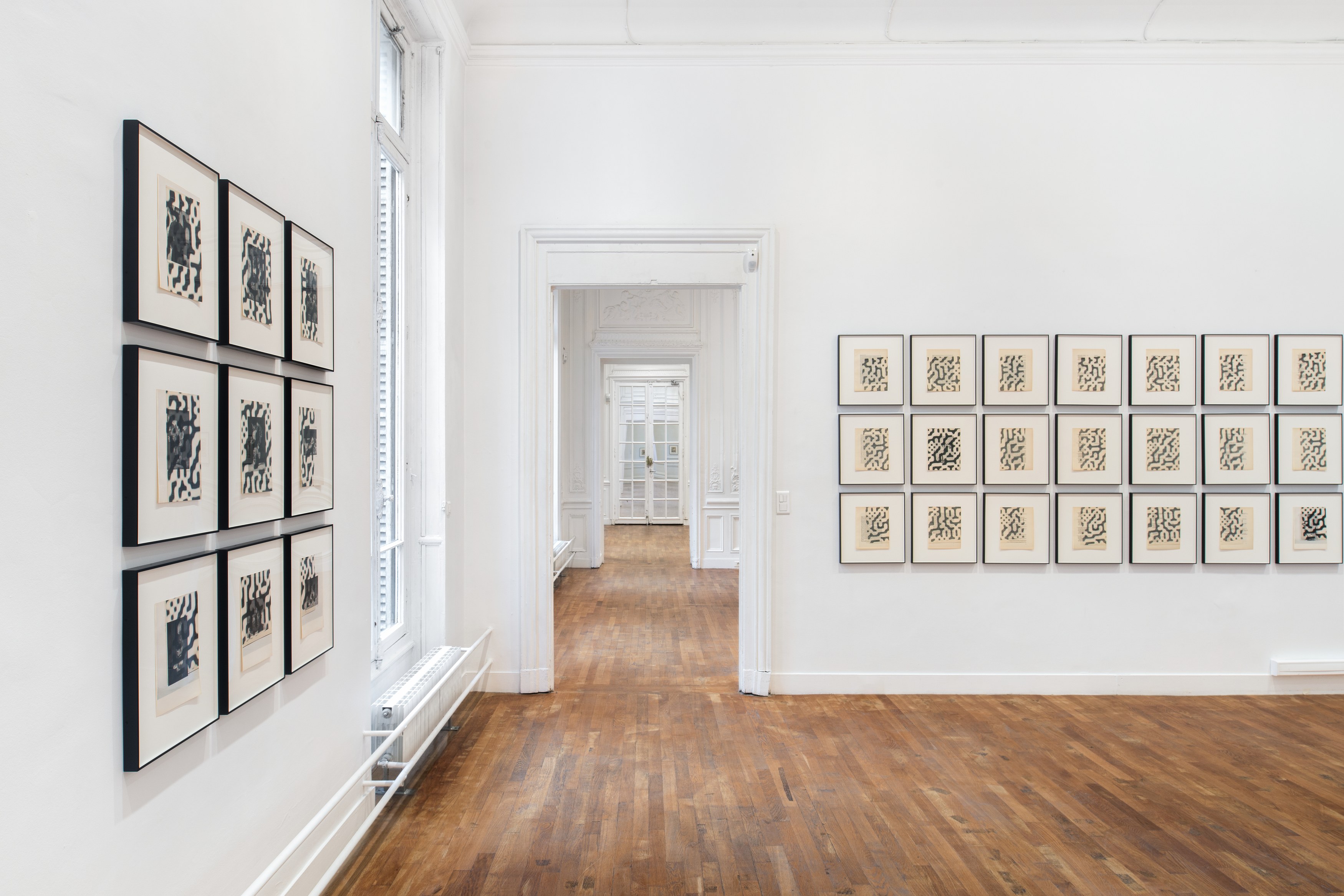 Wade Guyton, Galerie Matthiesen, Ausstellung, Edouard Manet, 1928, 6. Februar bis 18. März, Vol. II at Galerie Chantal Crousel, photo 3