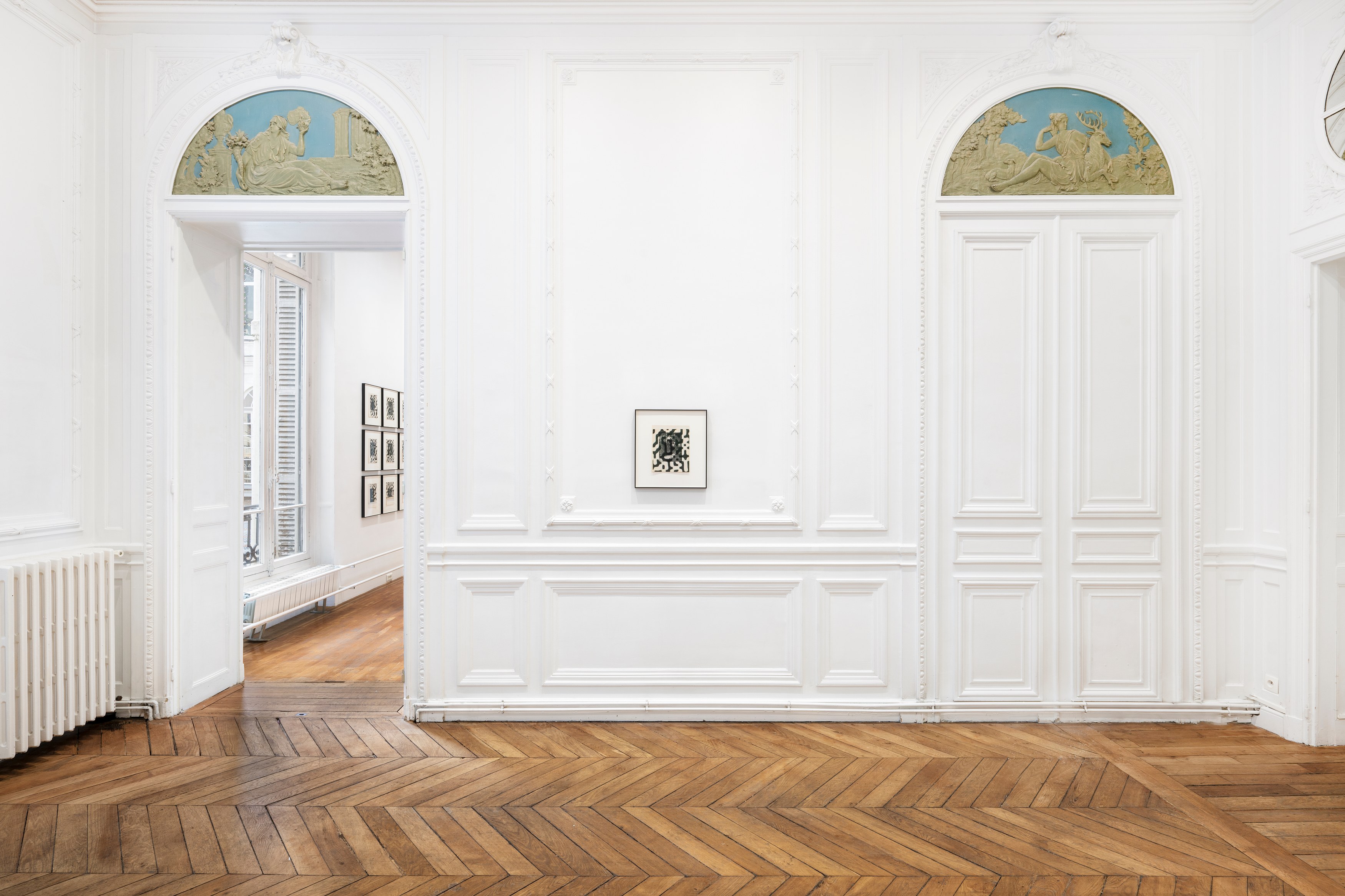 Wade Guyton, Galerie Matthiesen, Ausstellung, Edouard Manet, 1928, 6. Februar bis 18. März, Vol. II at Galerie Chantal Crousel, photo 5