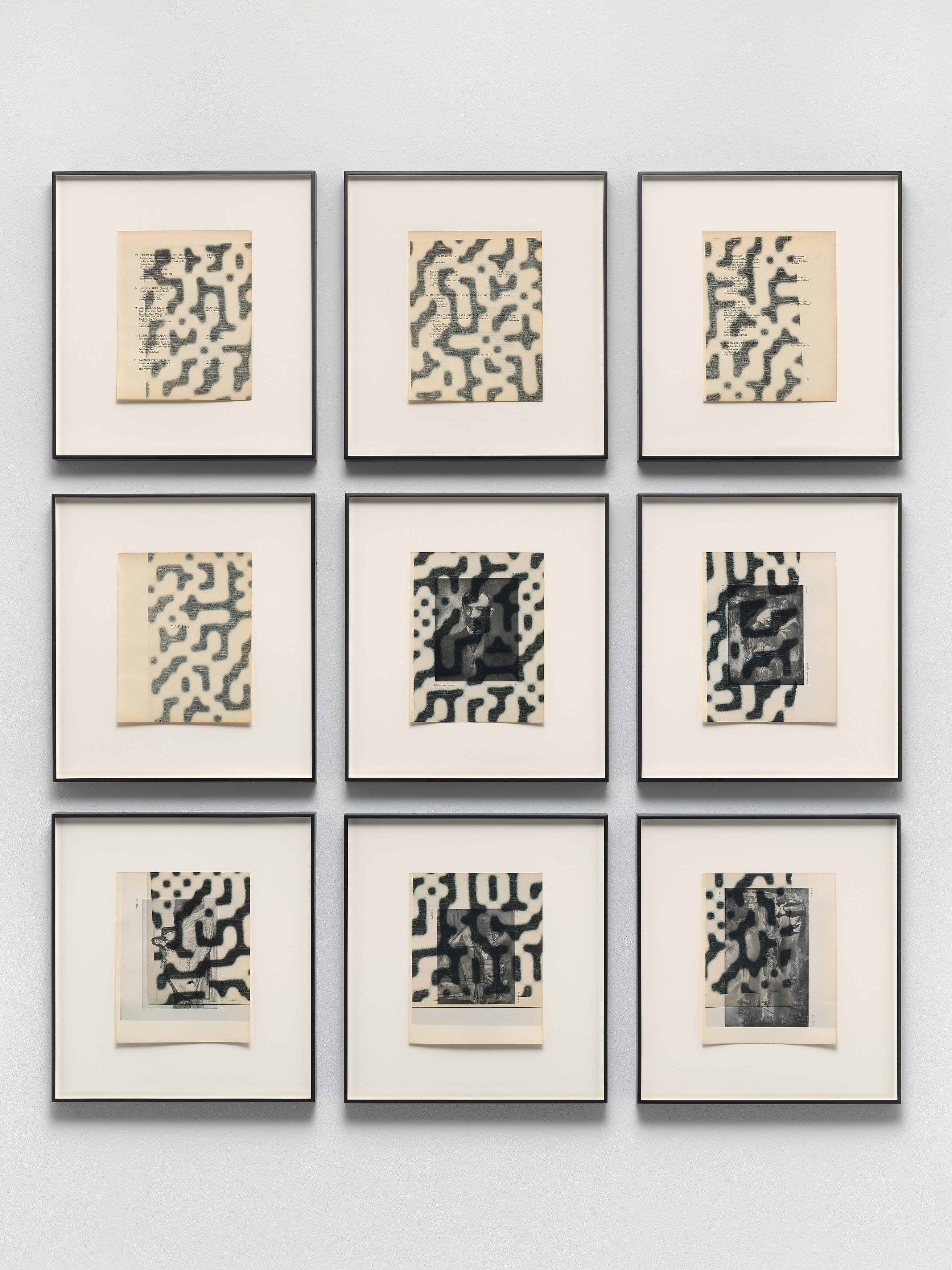 Wade Guyton, Galerie Matthiesen, Ausstellung, Edouard Manet, 1928, 6. Februar bis 18. März, Vol. II at Galerie Chantal Crousel, photo 9