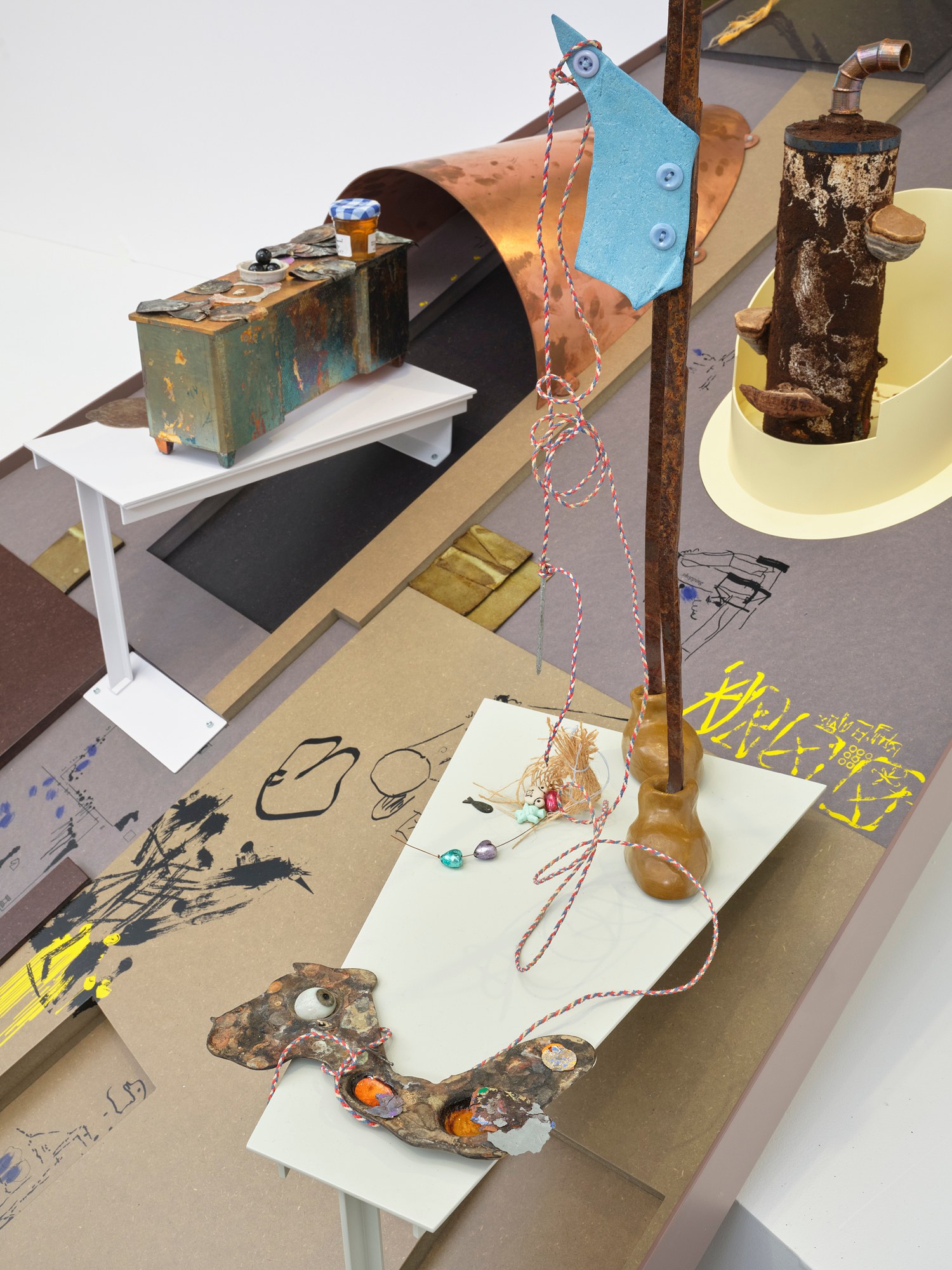 Helen Marten, Evidence of Theatre at Greene Naftali, photo 3