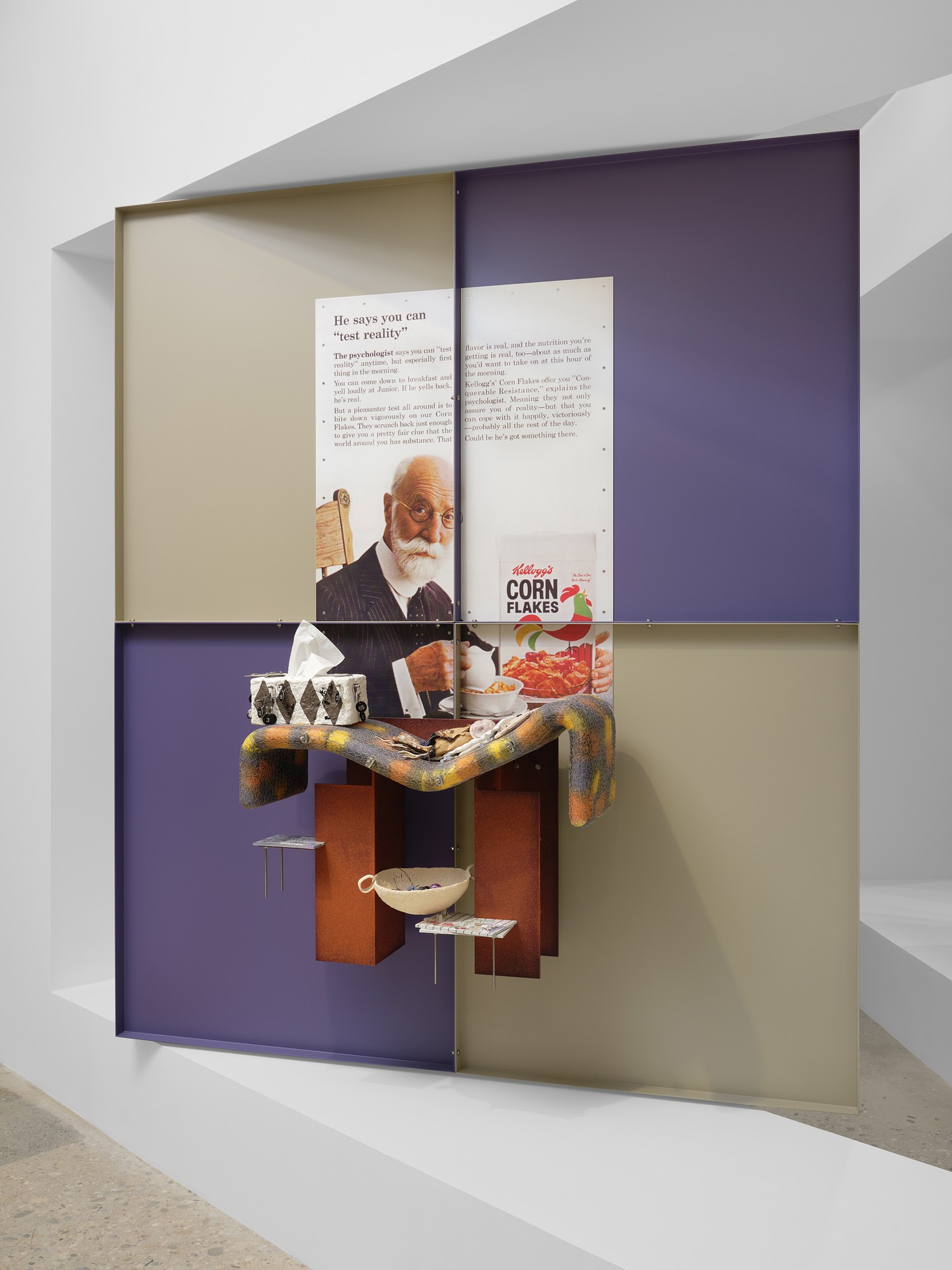 Helen Marten, Evidence of Theatre at Greene Naftali, photo 6
