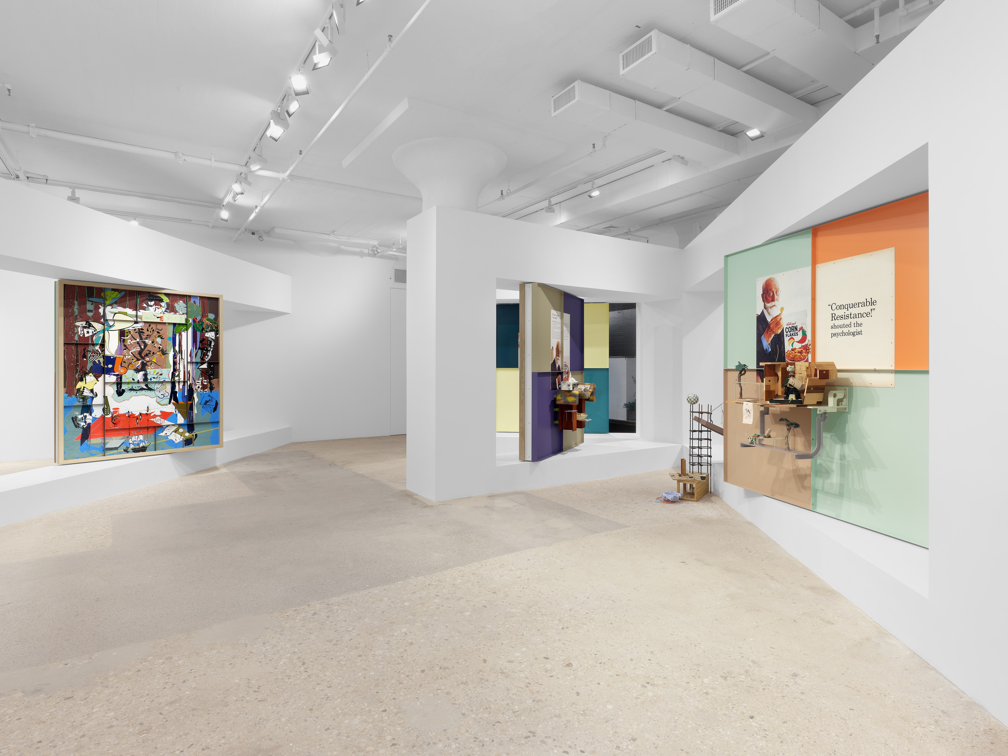 Helen Marten, Evidence of Theatre at Greene Naftali, photo 4