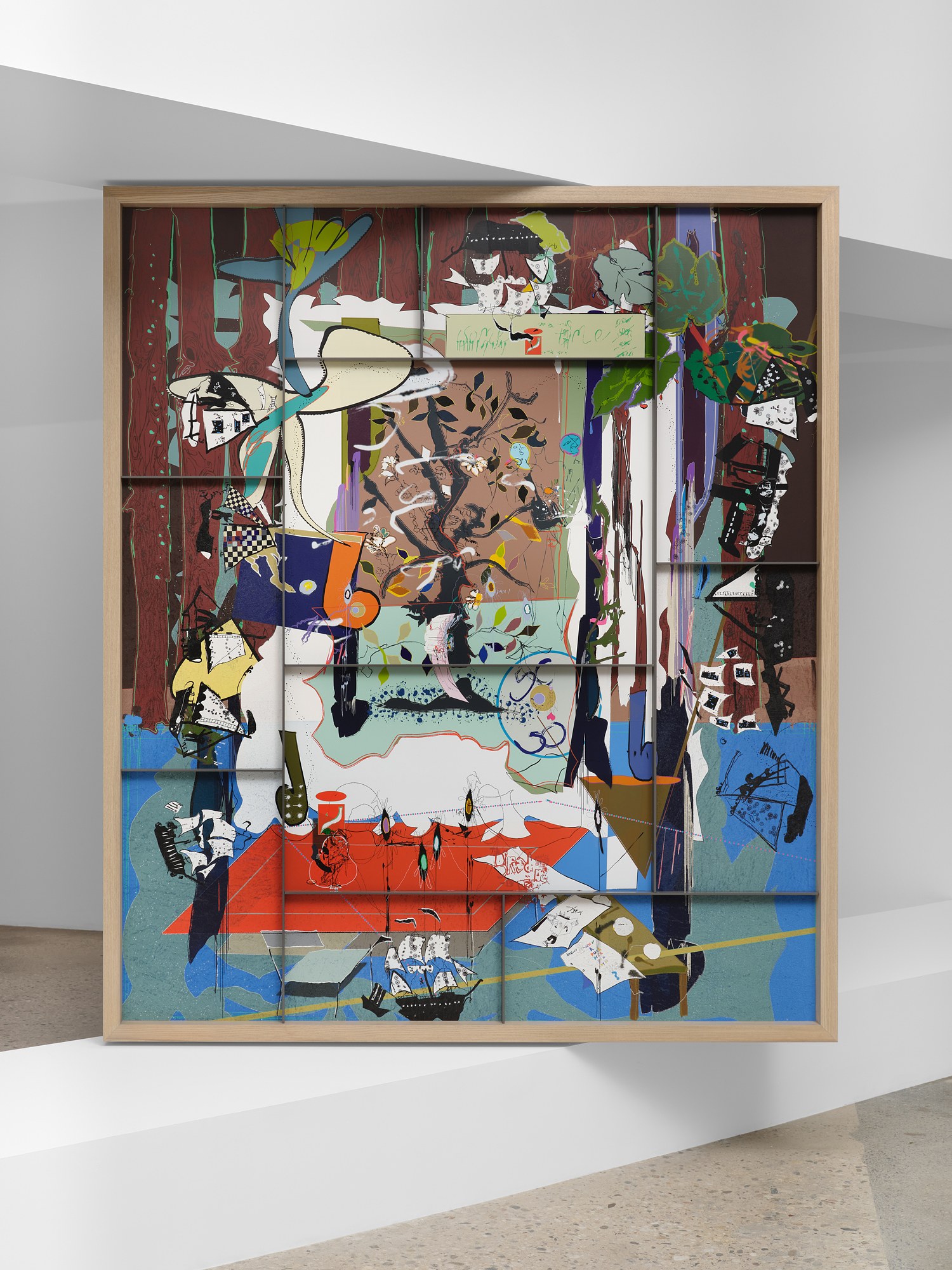 Helen Marten, Evidence of Theatre at Greene Naftali, photo 8