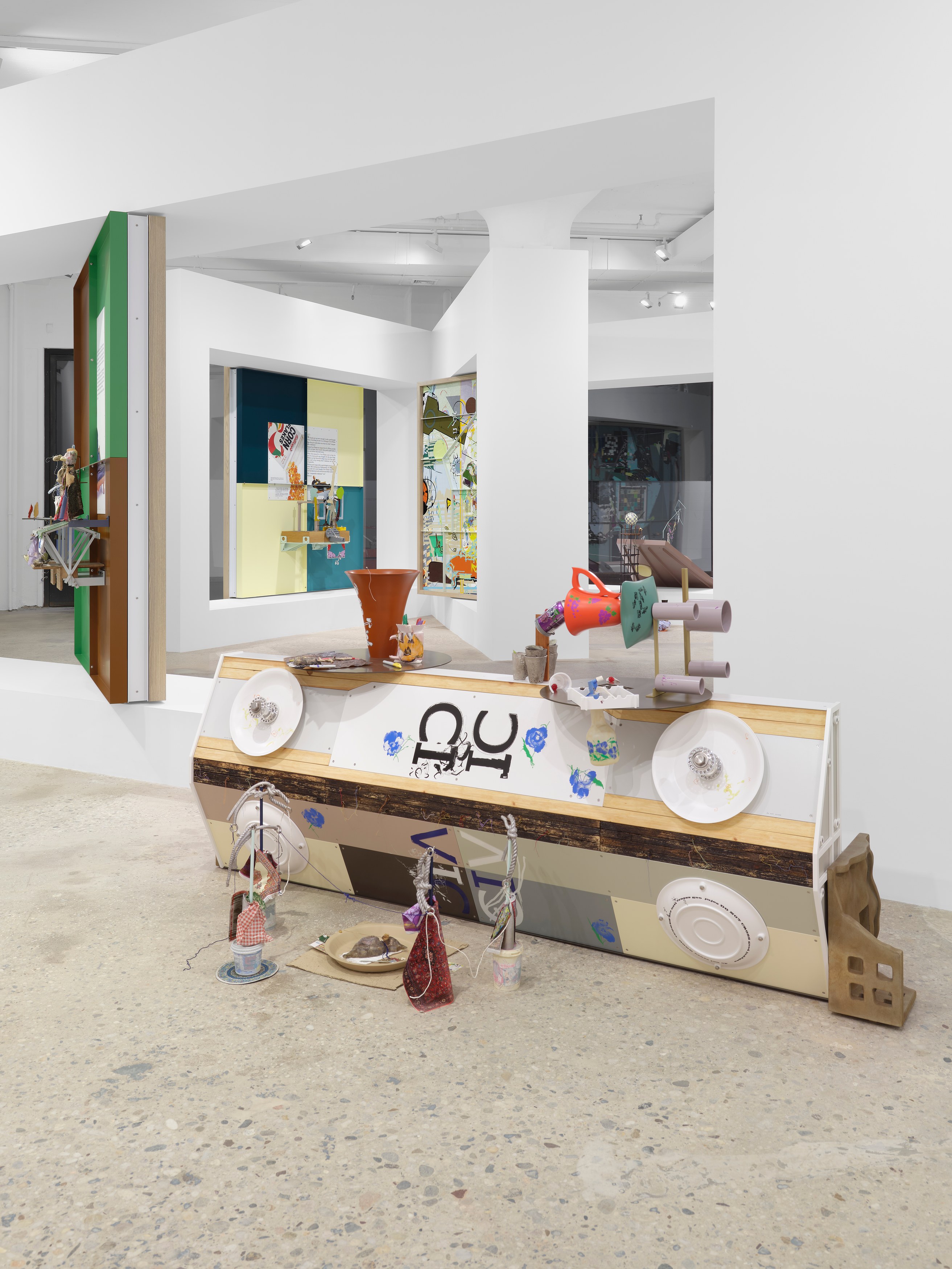 Helen Marten, Evidence of Theatre at Greene Naftali, photo 11