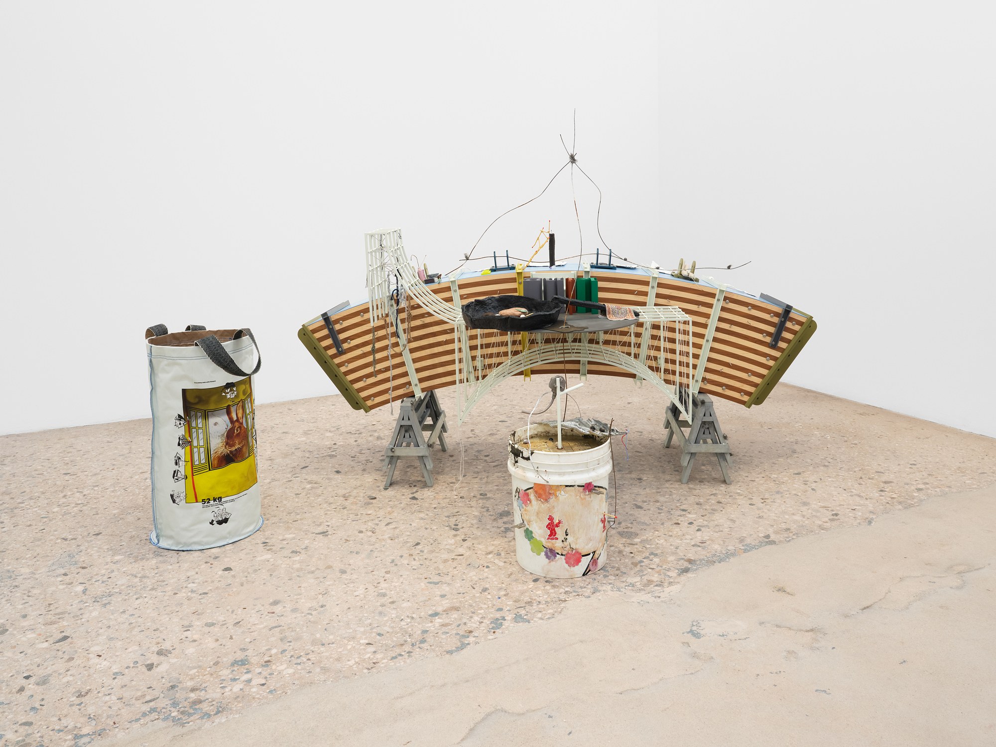 Helen Marten, Evidence of Theatre at Greene Naftali, photo 15