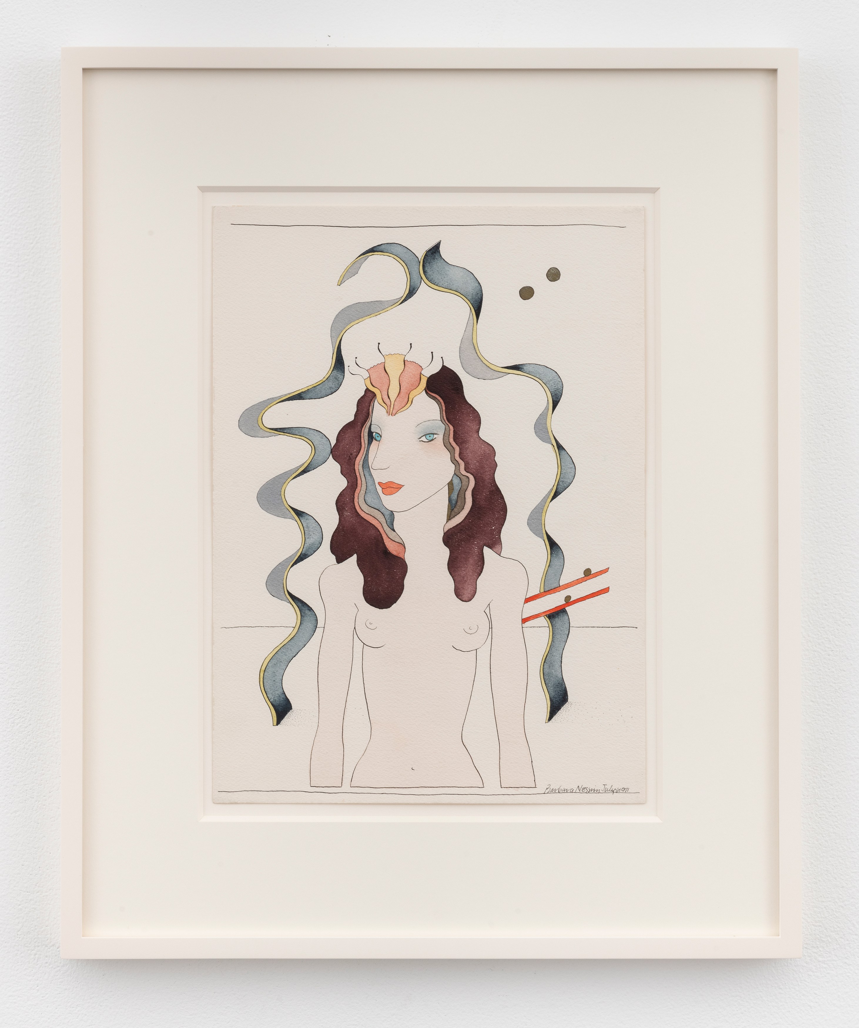 Barbara Nessim, Balancing Act: Drawings 1969-1974 at Derek Eller Gallery, photo 22