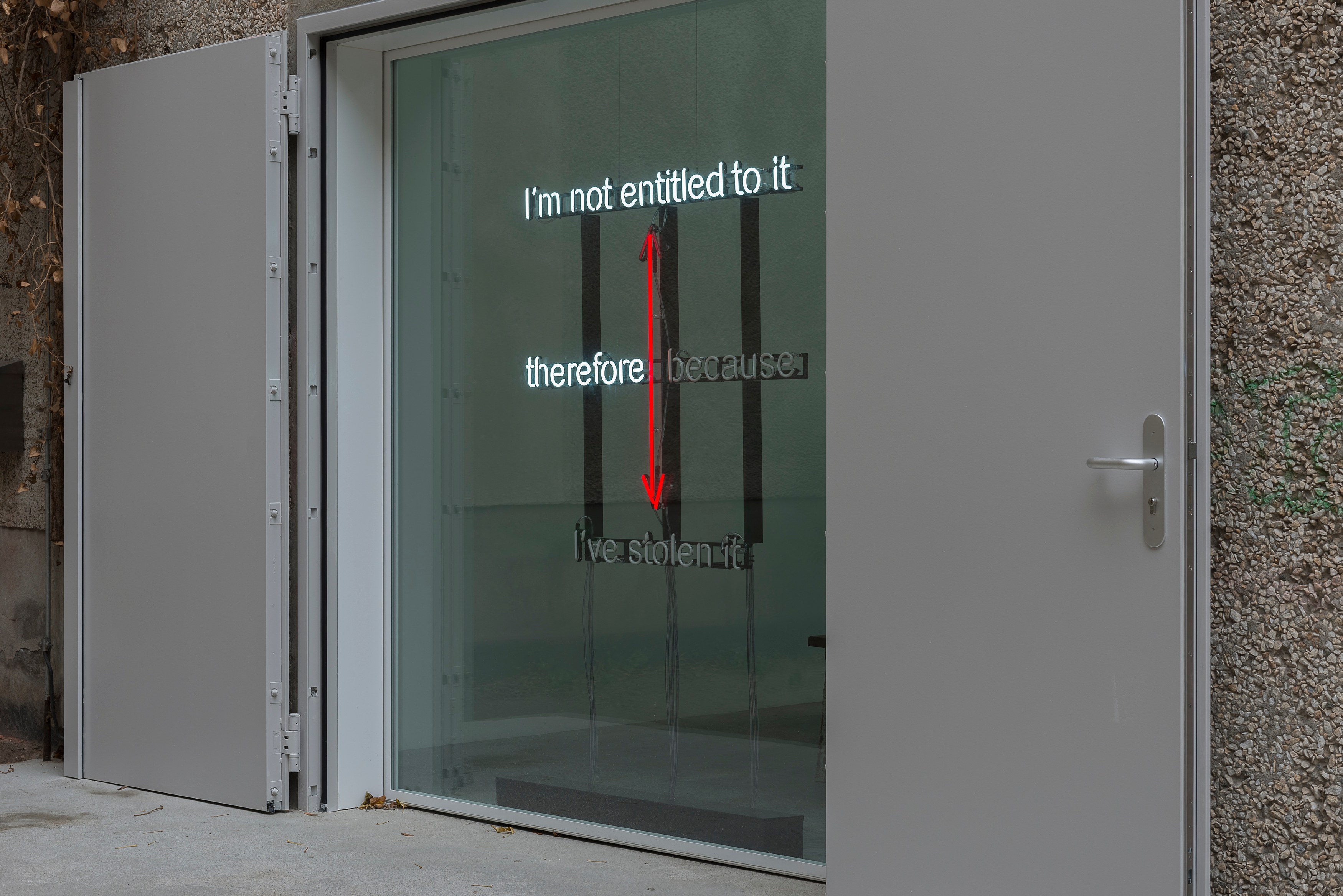 Claire Fontaine, Andreas Slominski, Philippe Thomas, Fighting Gravity at MD 72, photo 5