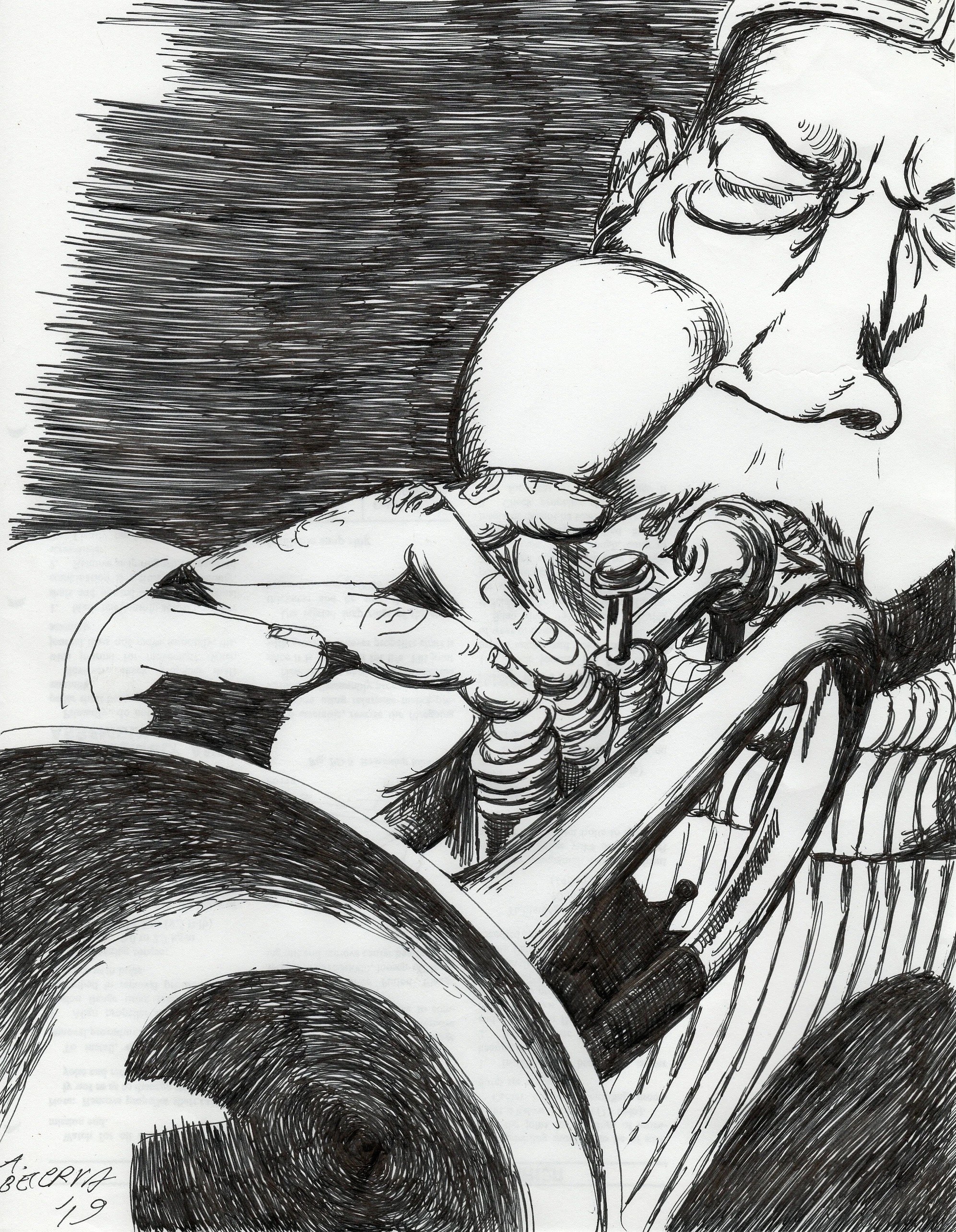 Alex Becerra, Jazz Drawings Vol. II at Galerie Timonier, photo 26