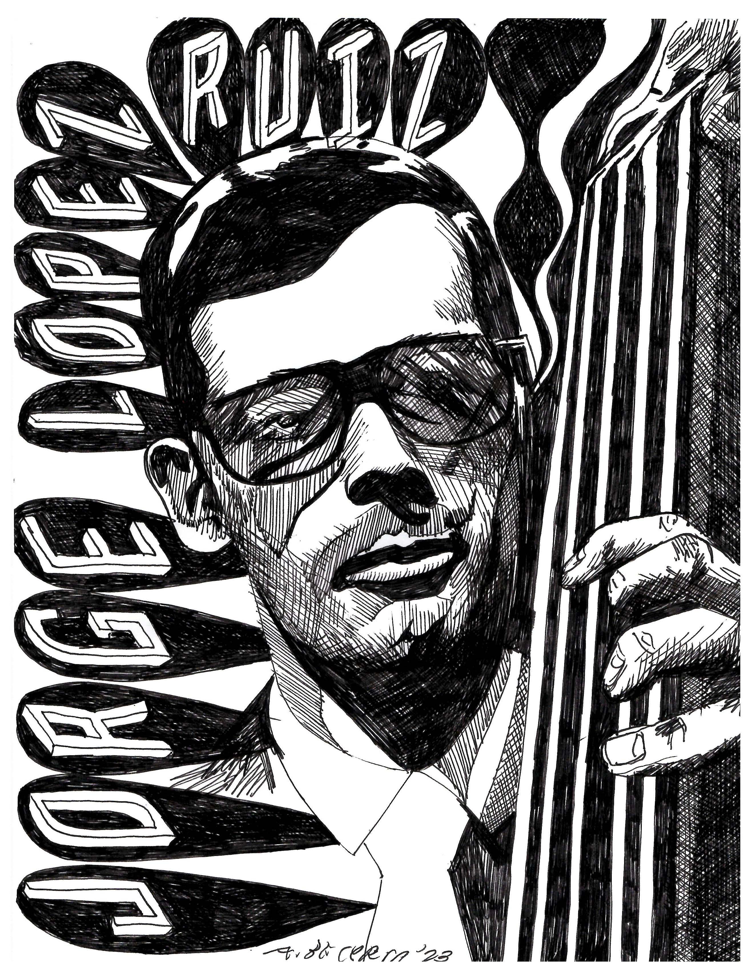 Alex Becerra, Jazz Drawings Vol. II at Galerie Timonier, photo 32
