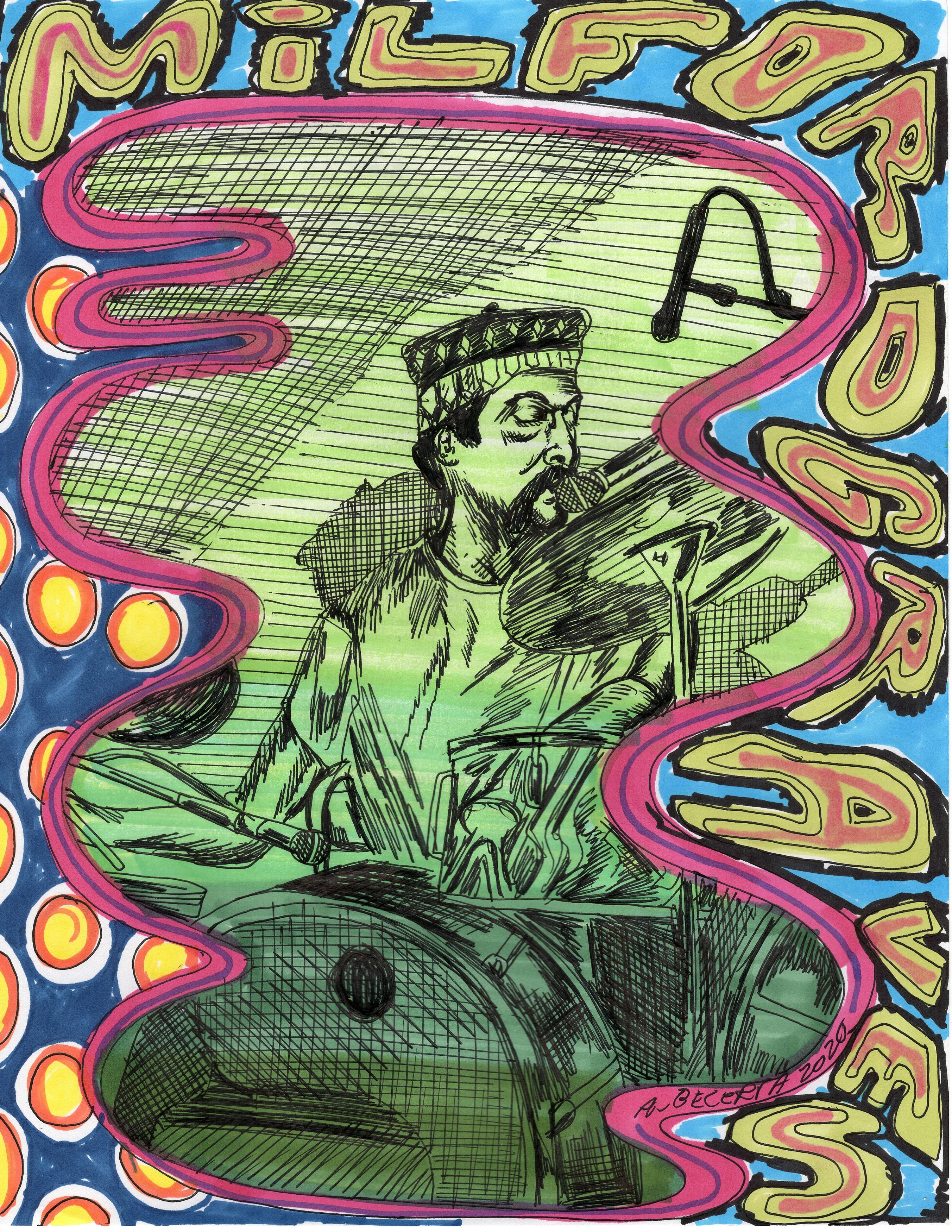 Alex Becerra, Jazz Drawings Vol. II at Galerie Timonier, photo 35