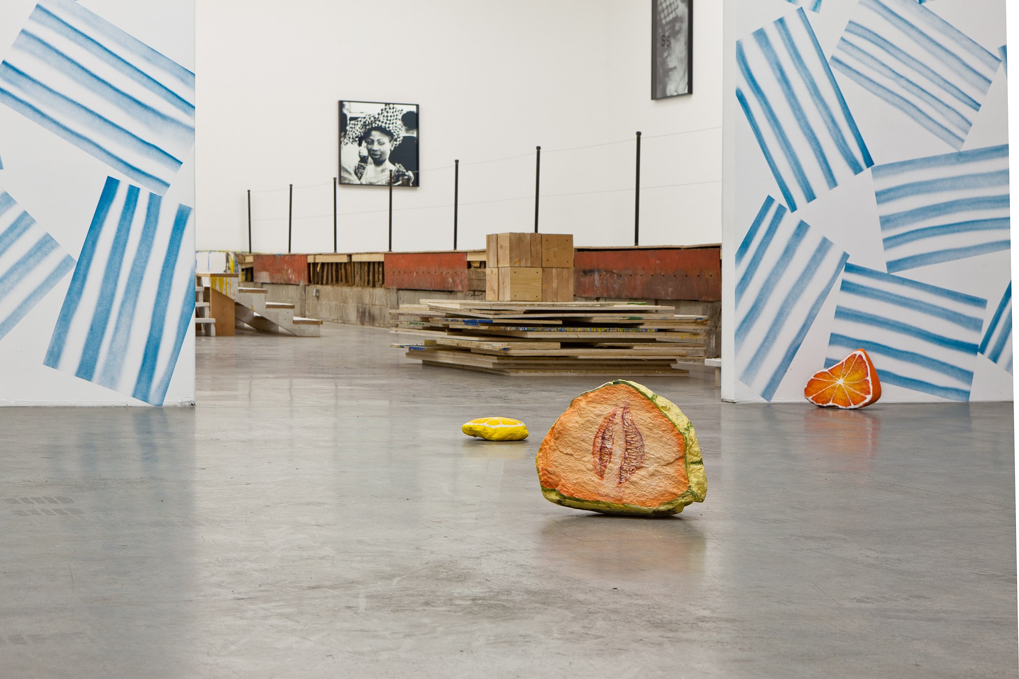 Nicolas Party, Still Life, Stones, and Elephants at Swiss Institute, photo 6