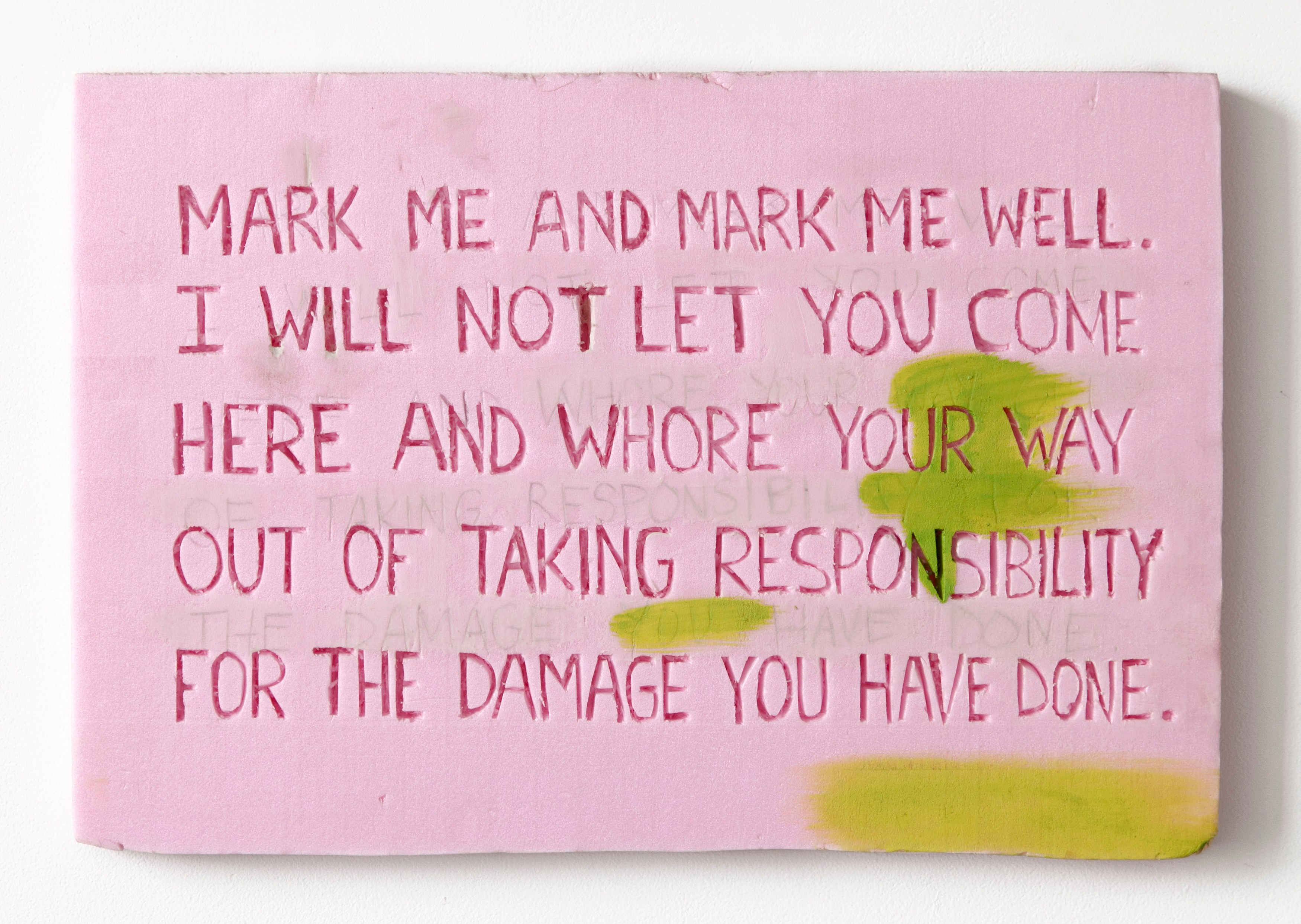 The Novel That Writes Itself, The Novel That Writes Itself at Greene Naftali, photo 15