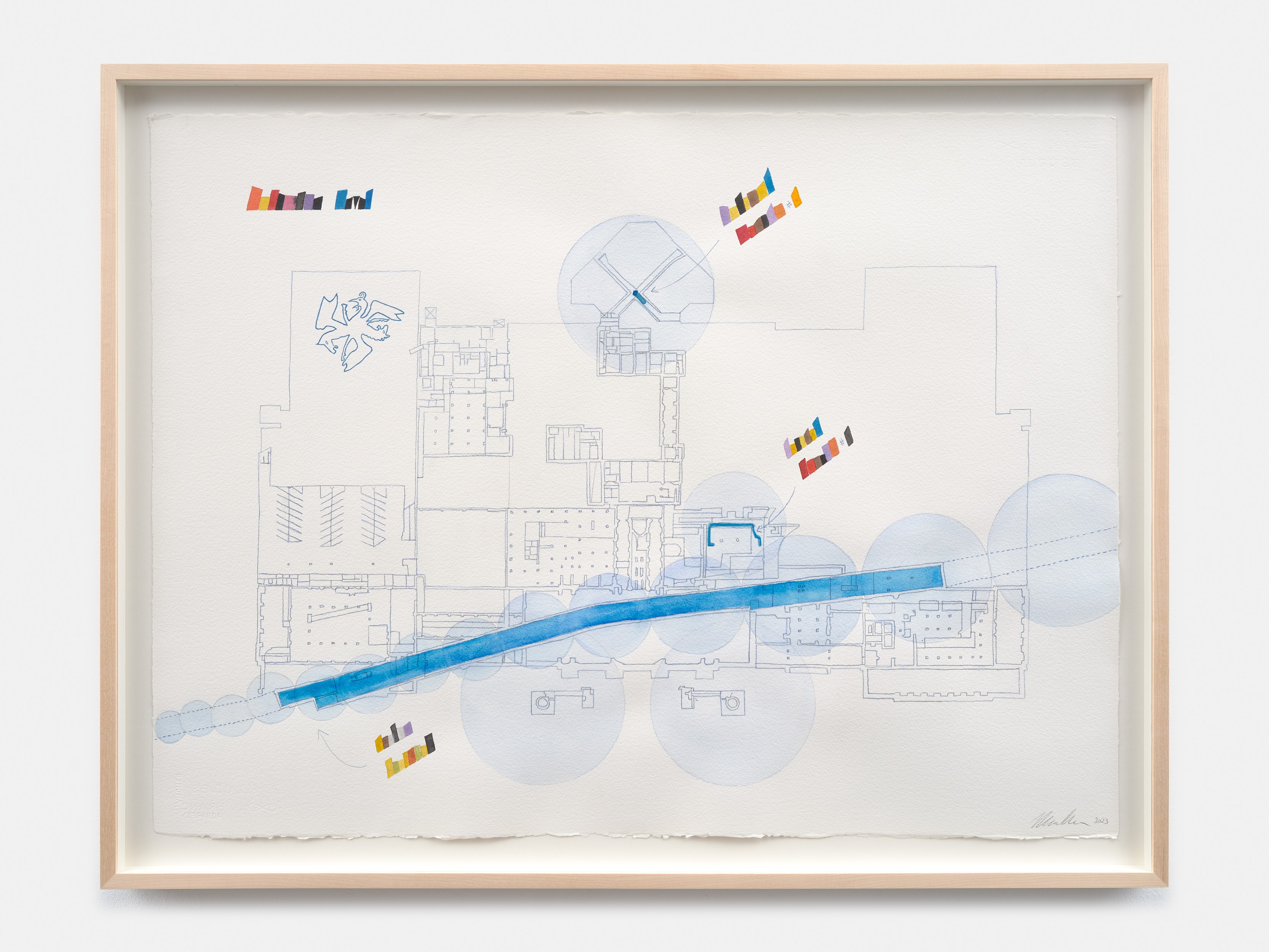 Madeline Hollander, Hydro Parade: Watercolors at Bortolami, photo 15