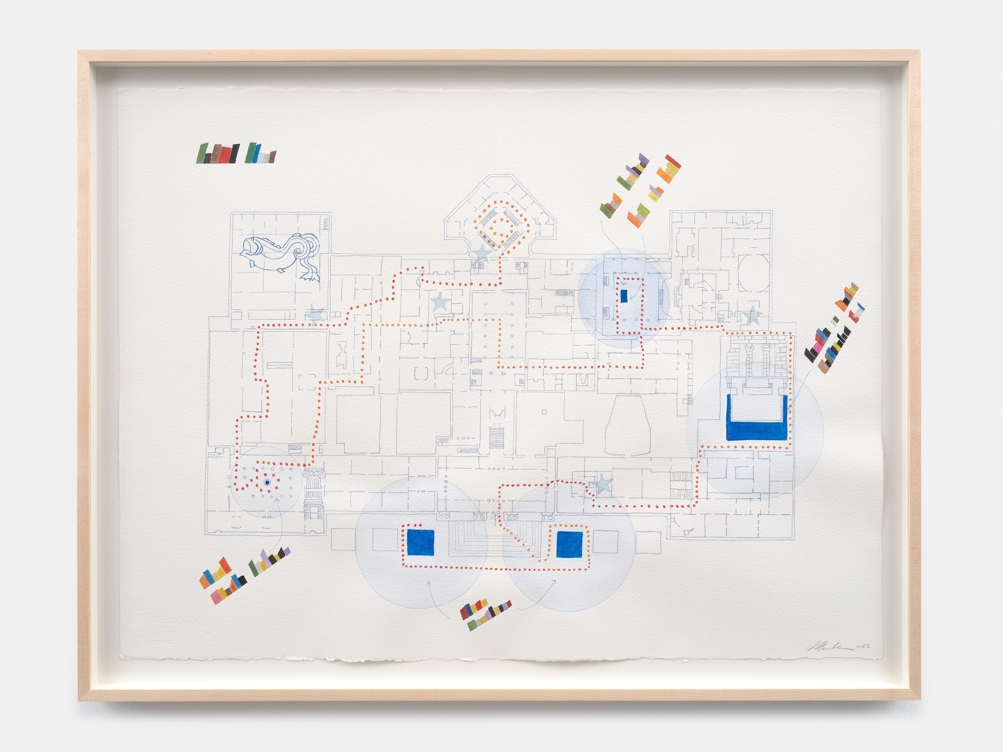 Madeline Hollander, Hydro Parade: Watercolors at Bortolami, photo 17