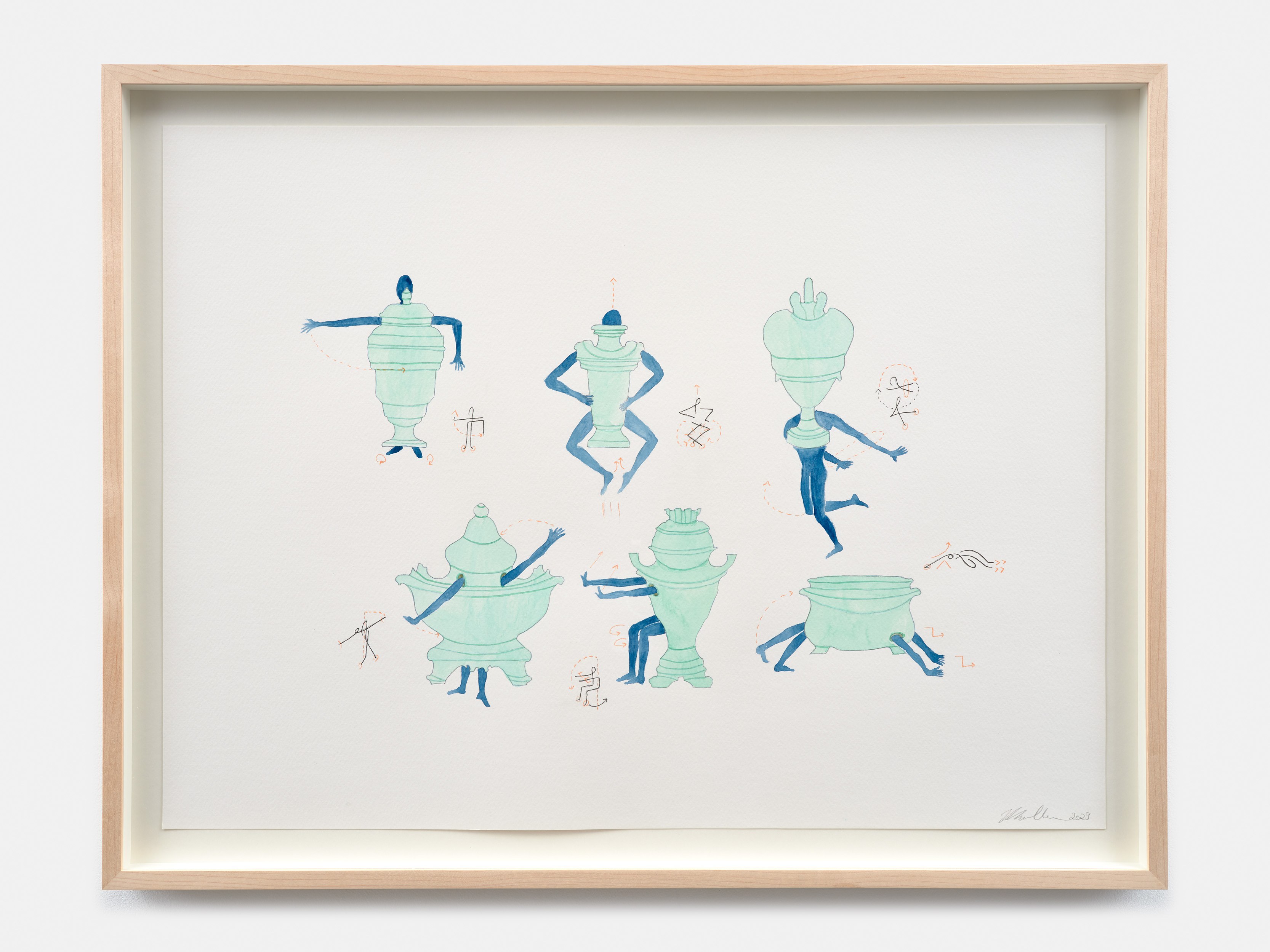 Madeline Hollander, Hydro Parade: Watercolors at Bortolami, photo 20