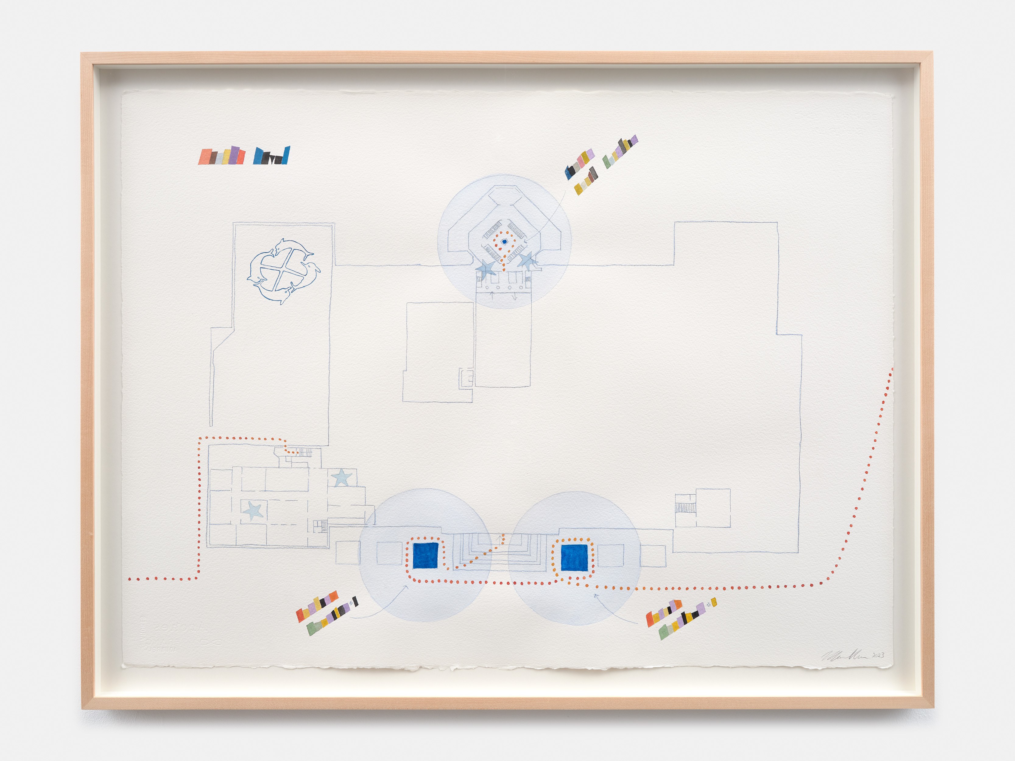 Madeline Hollander, Hydro Parade: Watercolors at Bortolami, photo 16