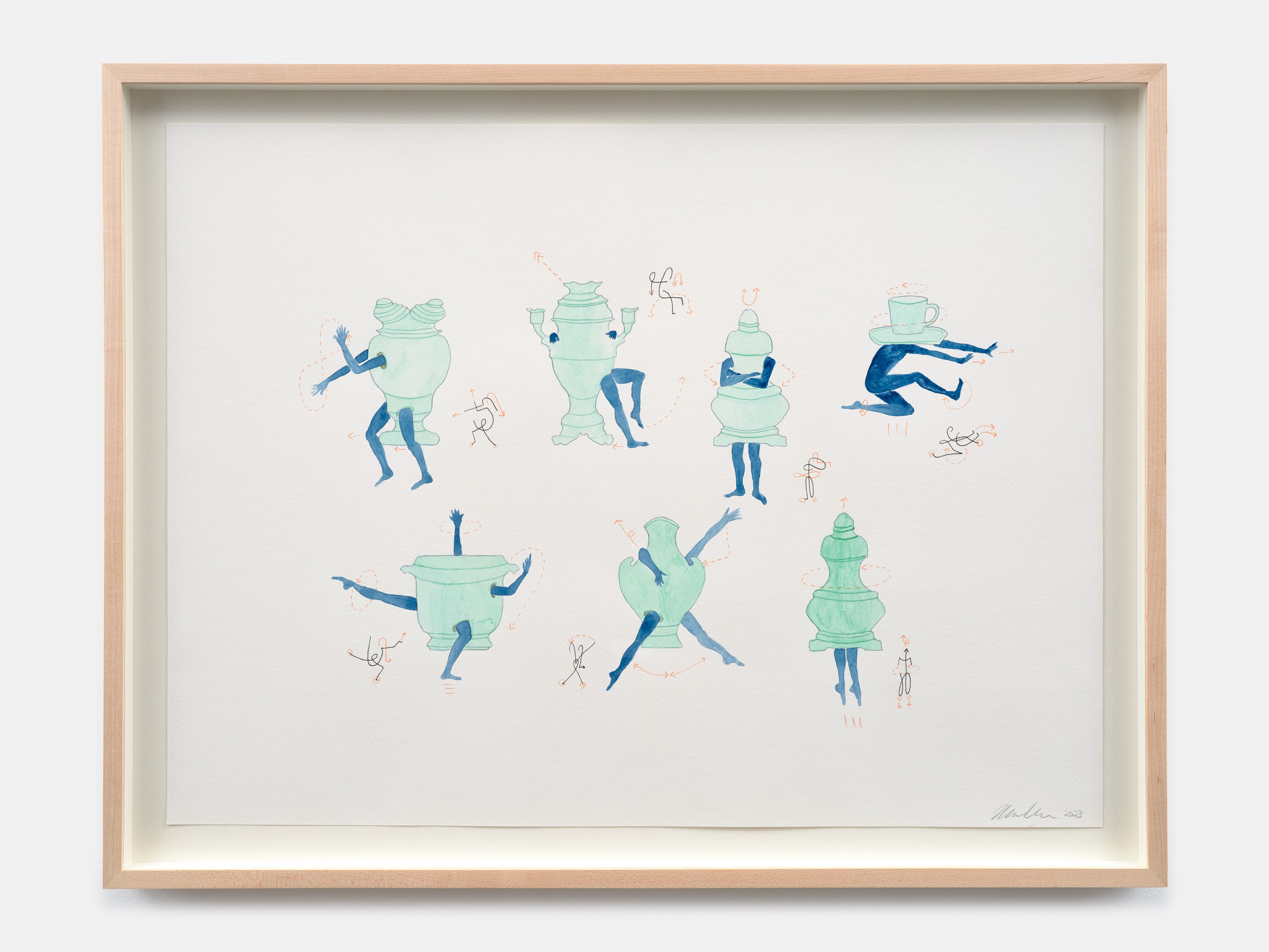 Madeline Hollander, Hydro Parade: Watercolors at Bortolami, photo 19