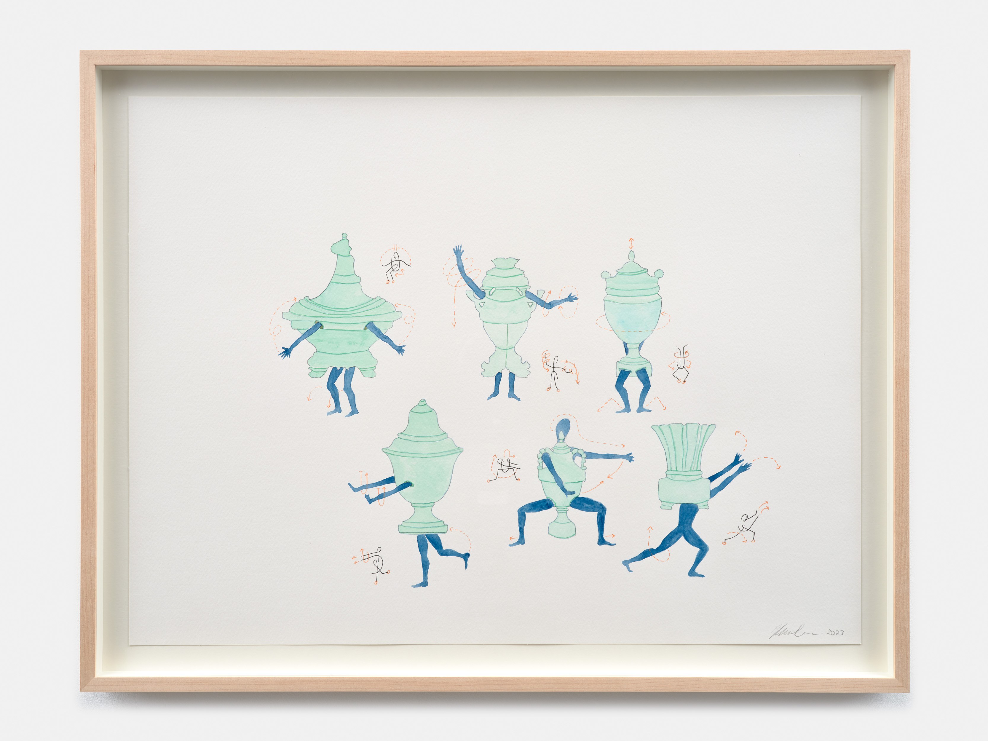 Madeline Hollander, Hydro Parade: Watercolors at Bortolami, photo 21