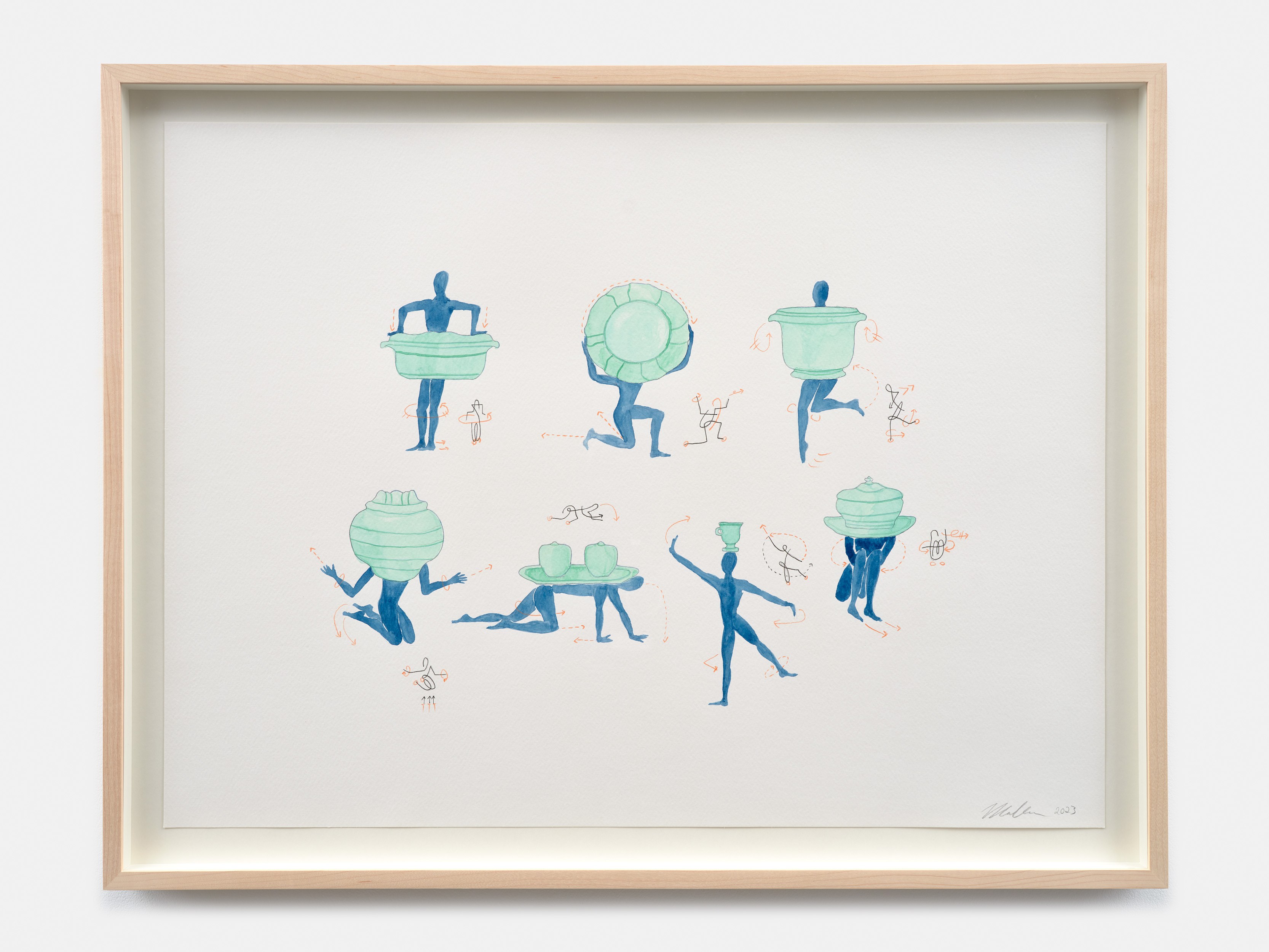 Madeline Hollander, Hydro Parade: Watercolors at Bortolami, photo 22