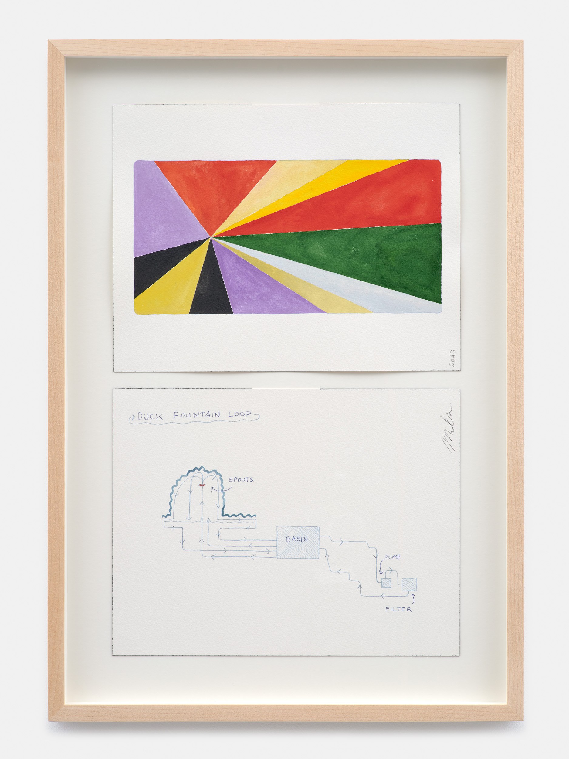Madeline Hollander, Hydro Parade: Watercolors at Bortolami, photo 36