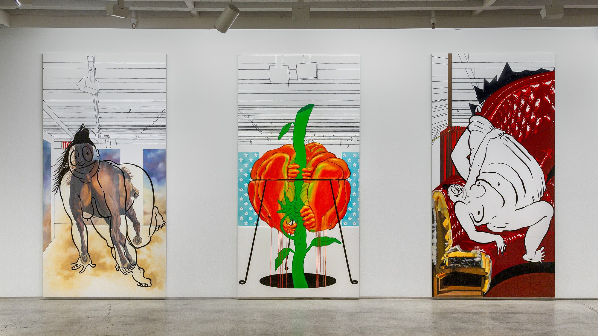 Ebecho Muslimova, Scenes in the Sublevel at The Drawing Center, photo 3