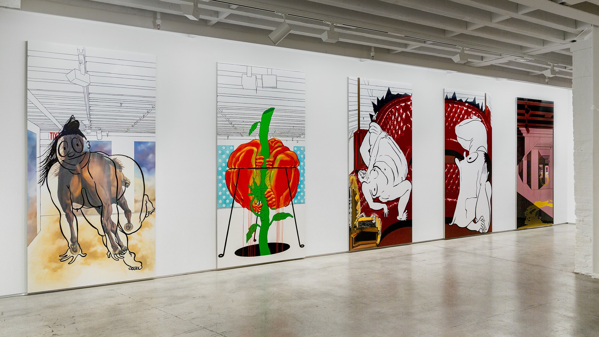 Ebecho Muslimova, Scenes in the Sublevel at The Drawing Center, photo 4