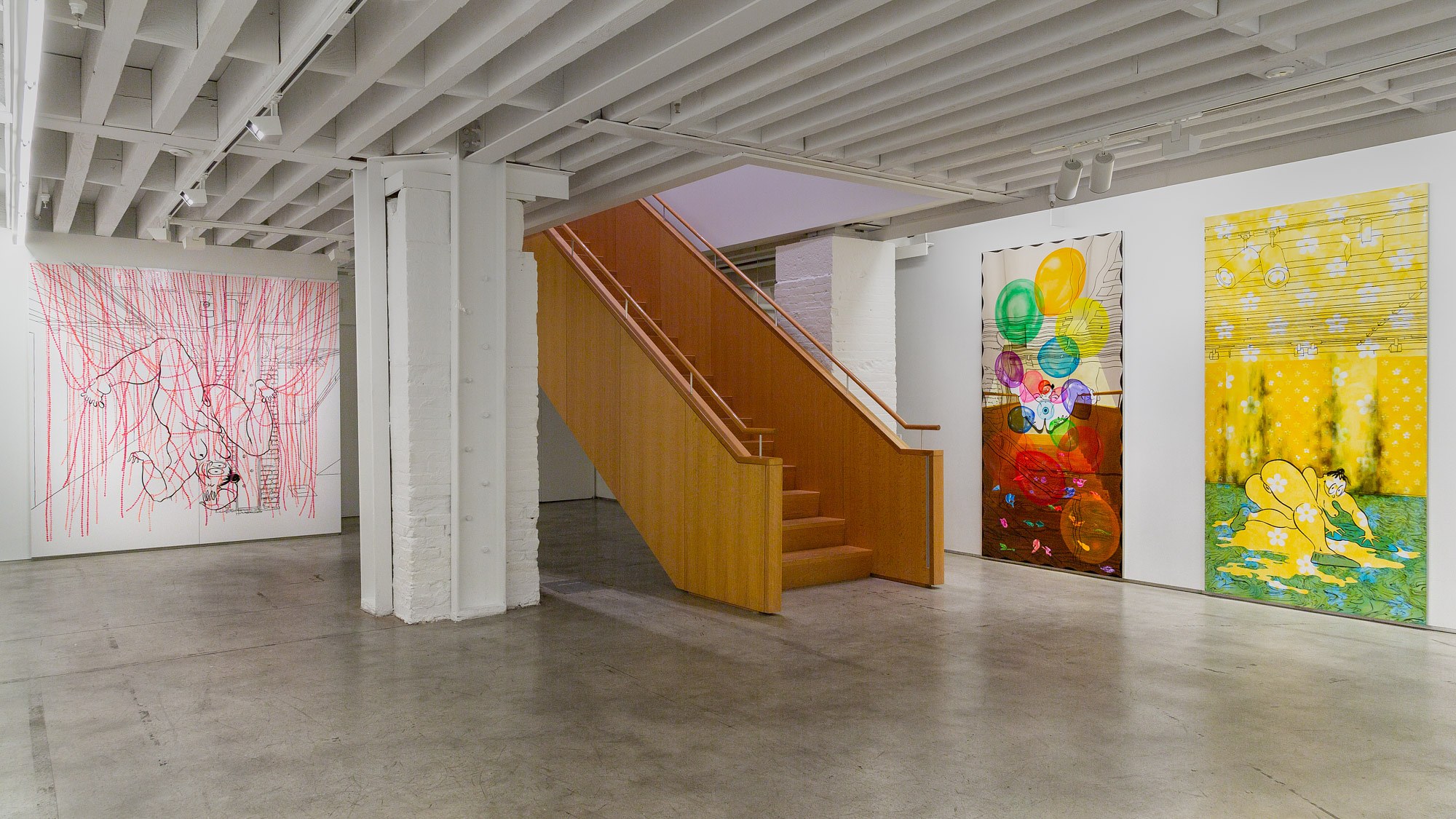 Ebecho Muslimova, Scenes in the Sublevel at The Drawing Center, photo 6
