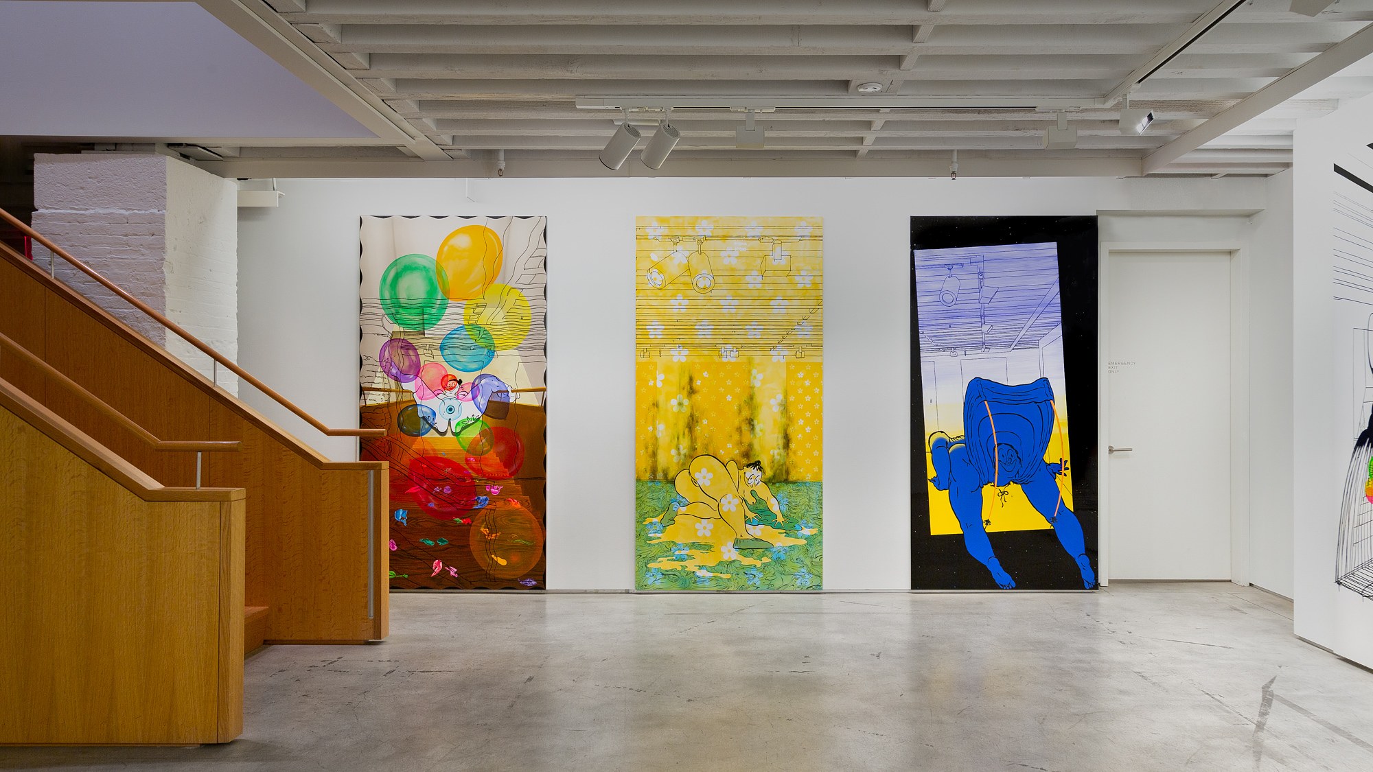 Ebecho Muslimova, Scenes in the Sublevel at The Drawing Center, photo 11