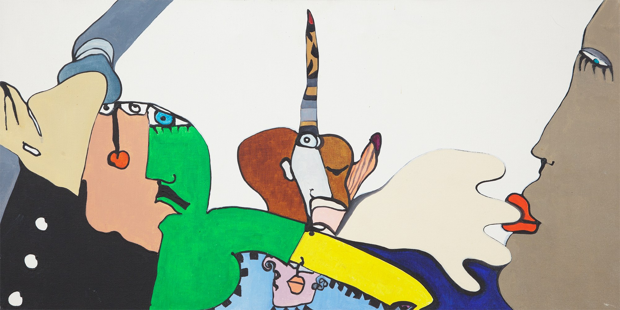 Huguette Caland, Tête-à-Tête at The Drawing Center, photo 22