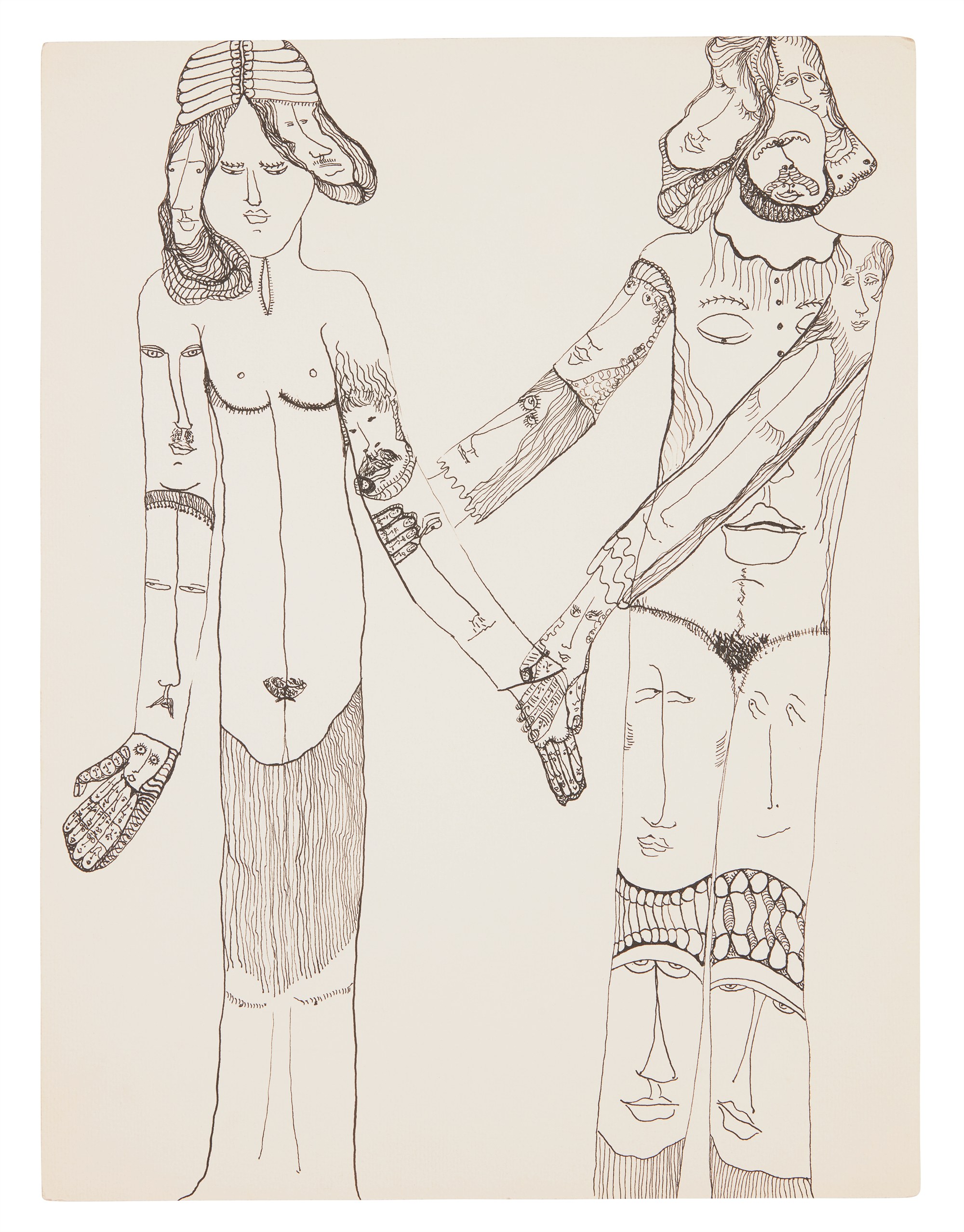 Huguette Caland, Tête-à-Tête at The Drawing Center, photo 30