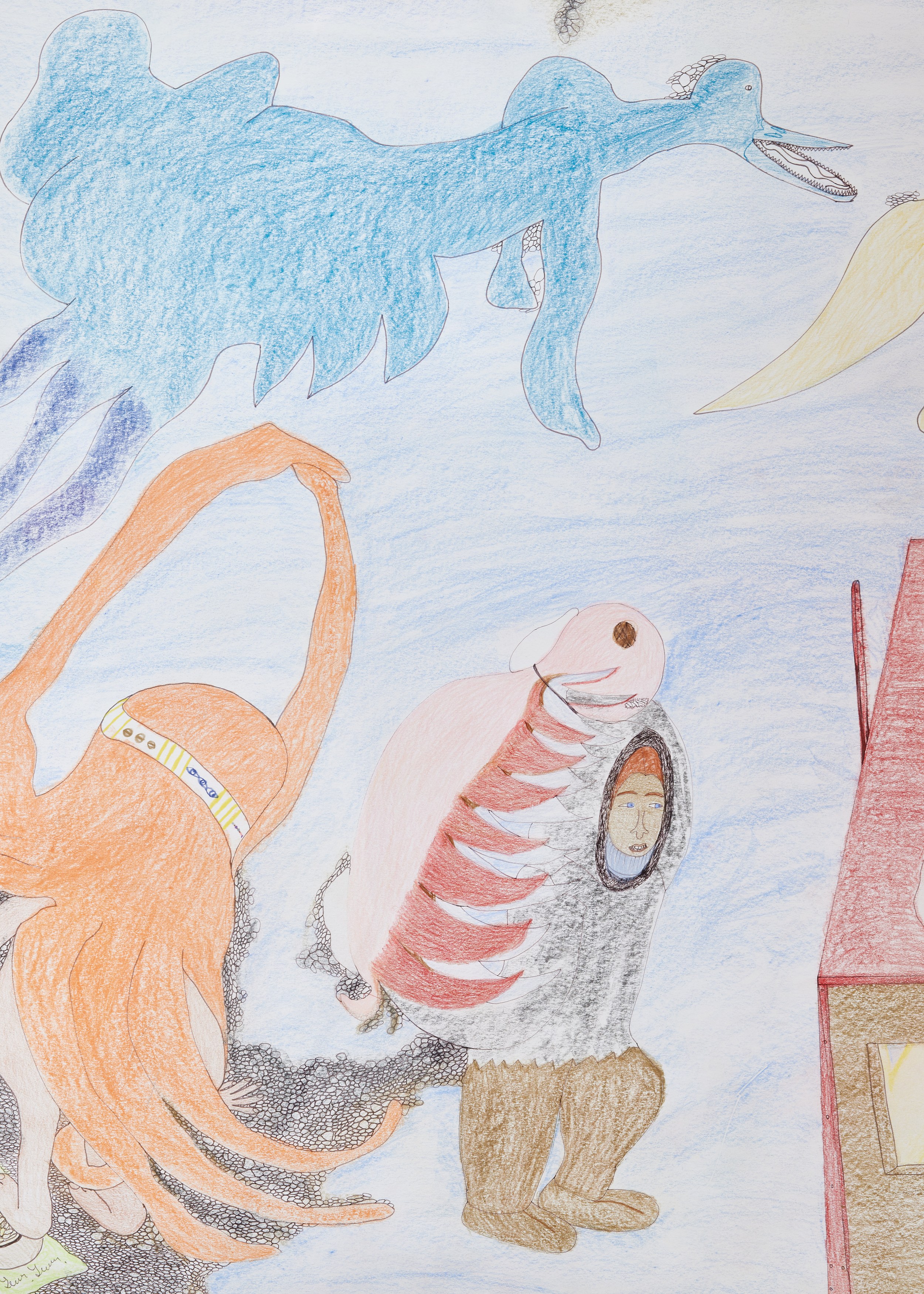 Shuvinai Ashoona, When I Draw at The Perimeter, photo 7