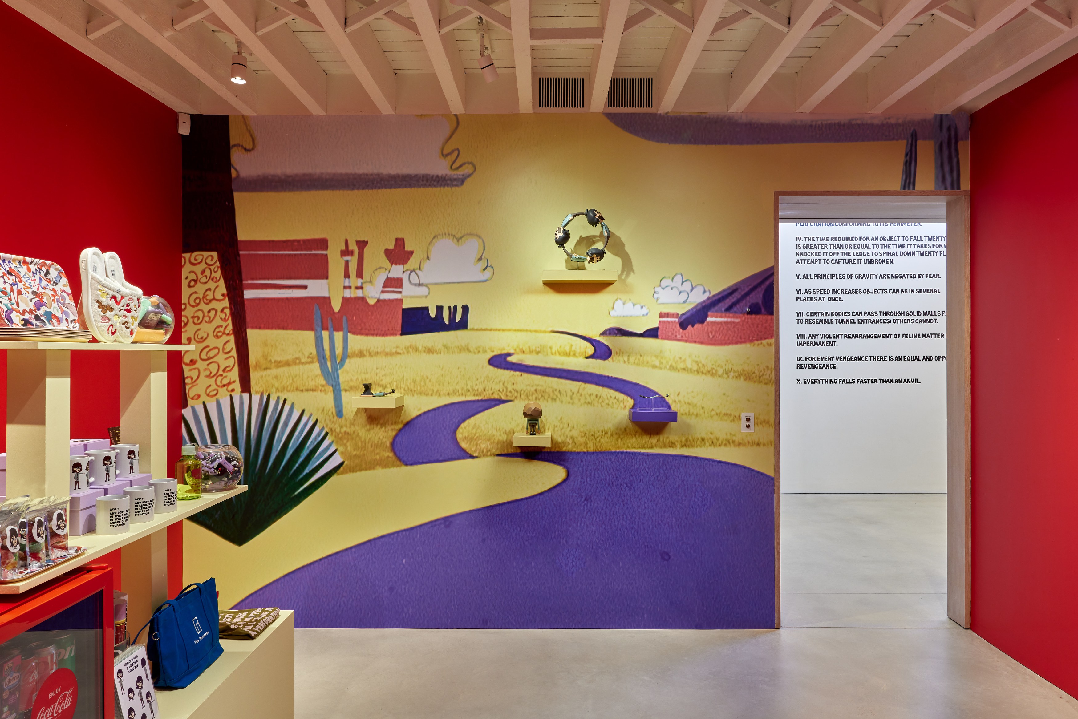 Andy Holden, Laws of Motion in a Cartoon Landscape at The Perimeter, photo 3