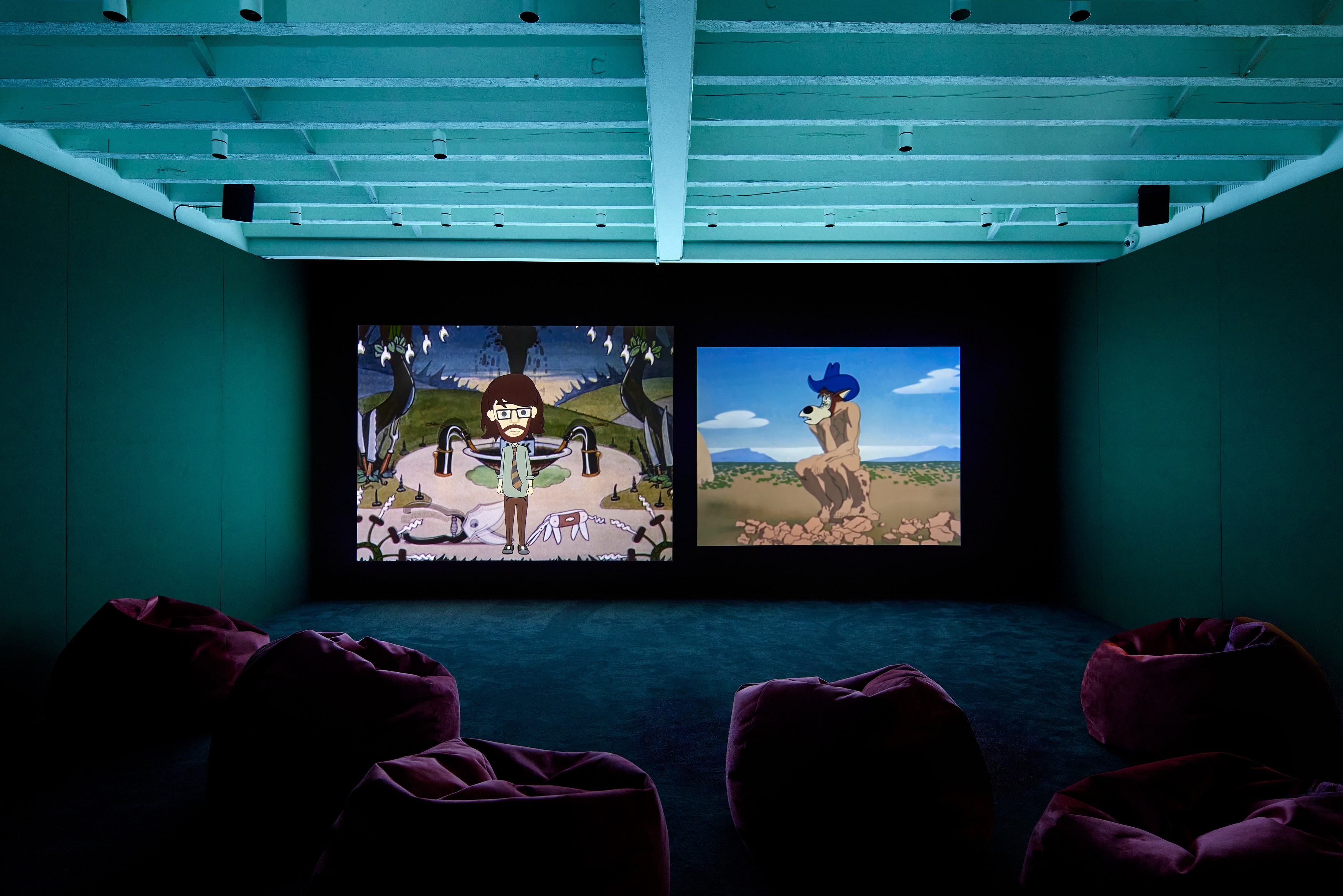 Andy Holden, Laws of Motion in a Cartoon Landscape at The Perimeter, photo 8