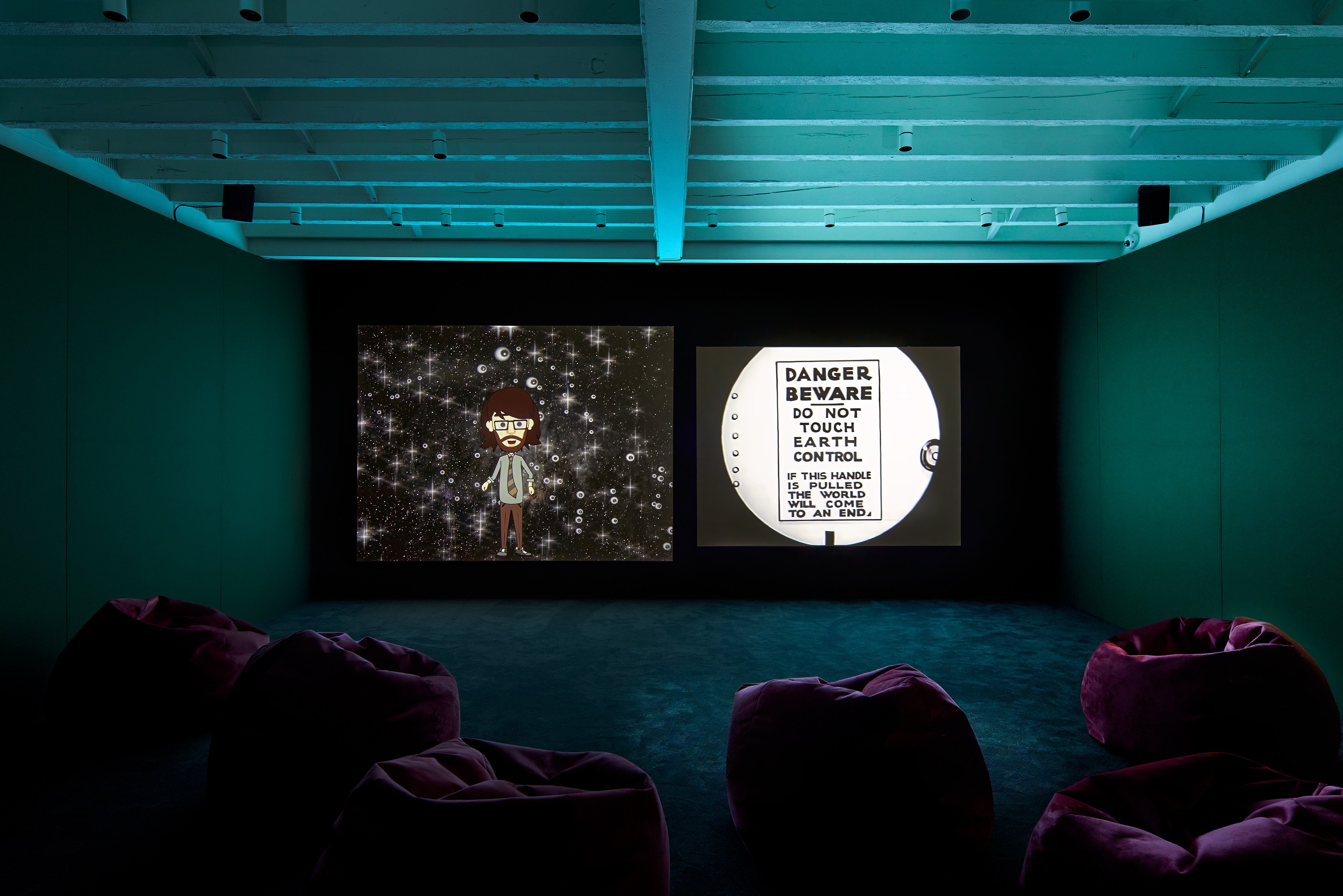 Andy Holden, Laws of Motion in a Cartoon Landscape at The Perimeter, photo 10