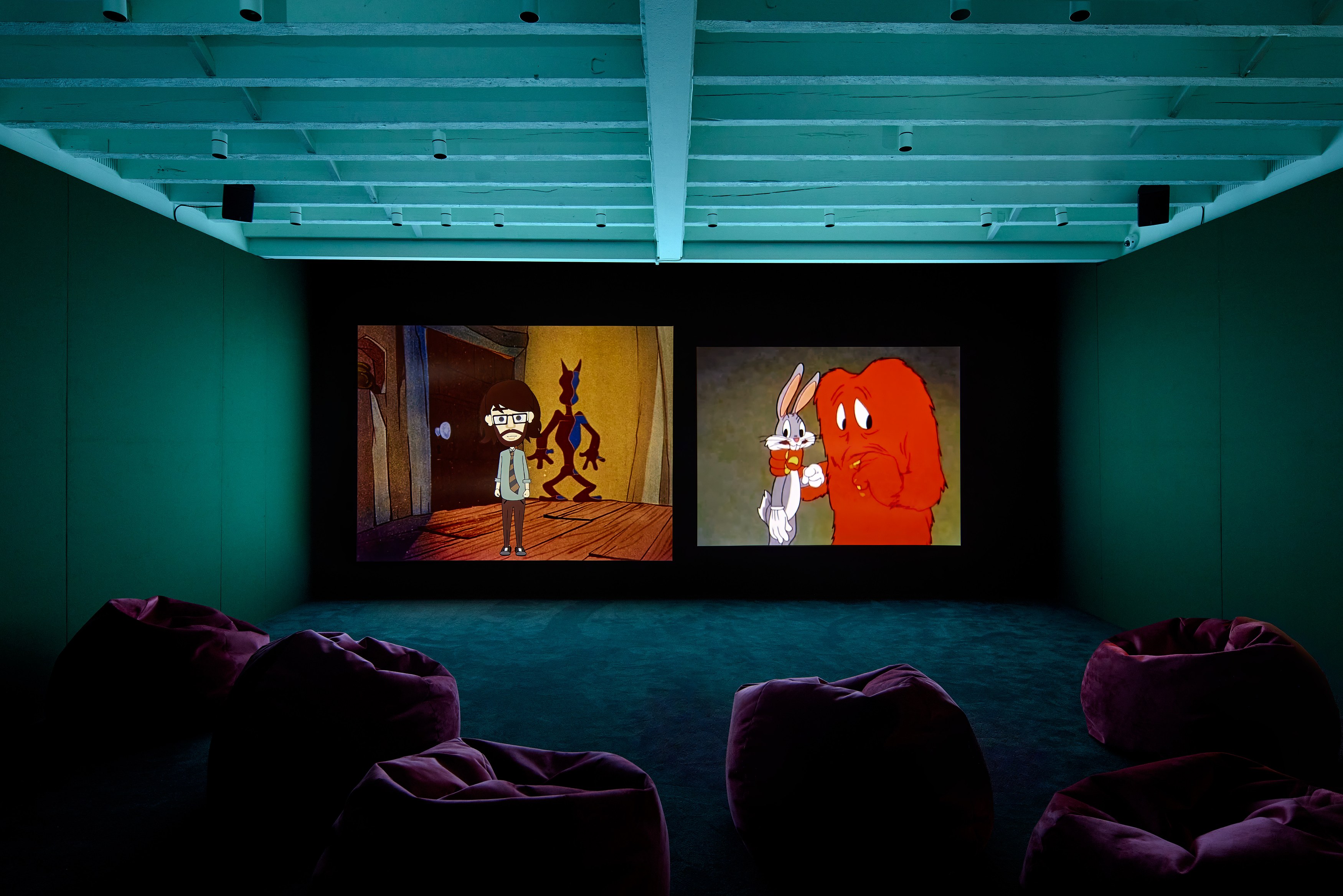 Andy Holden, Laws of Motion in a Cartoon Landscape at The Perimeter, photo 9