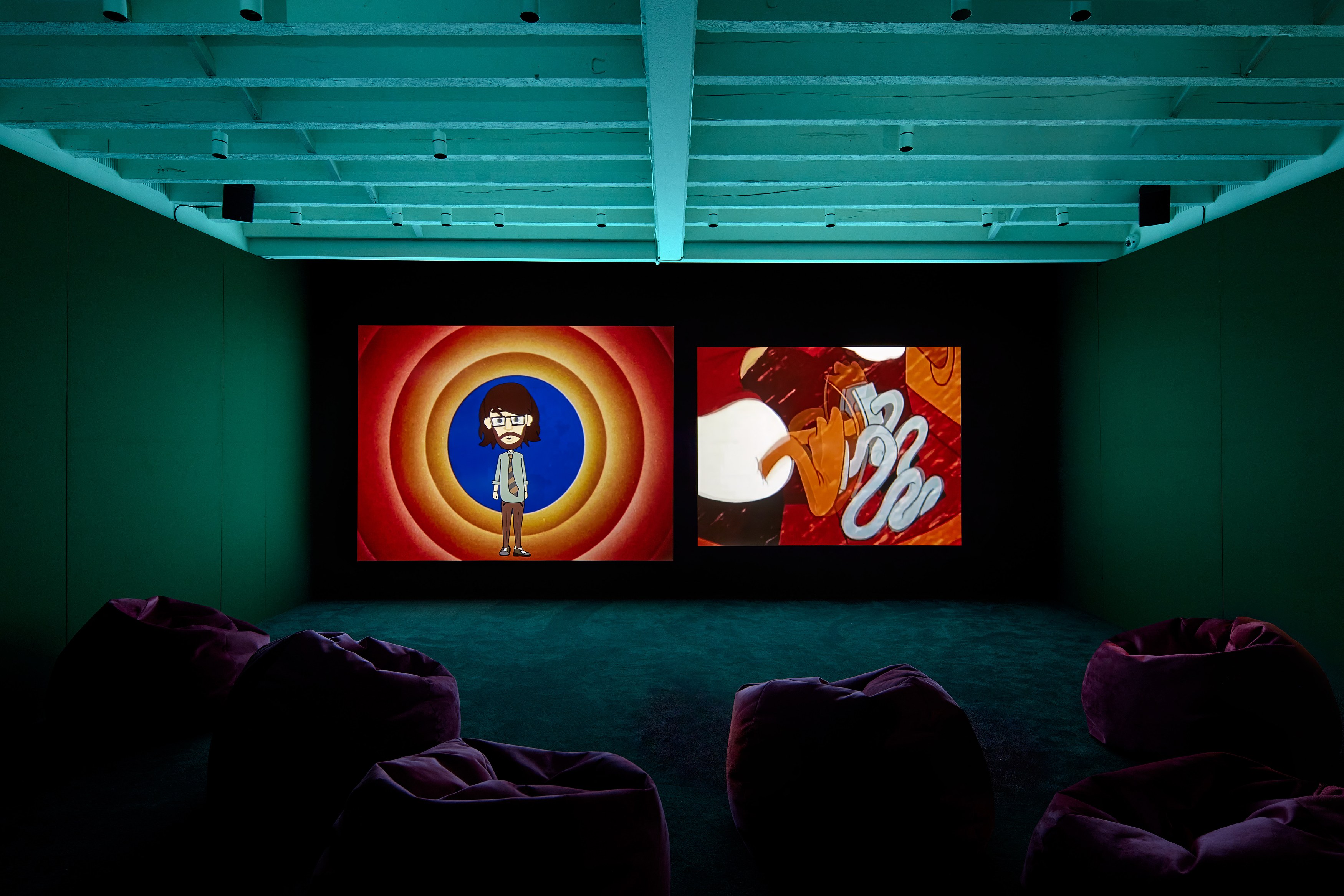 Andy Holden, Laws of Motion in a Cartoon Landscape at The Perimeter, photo 13