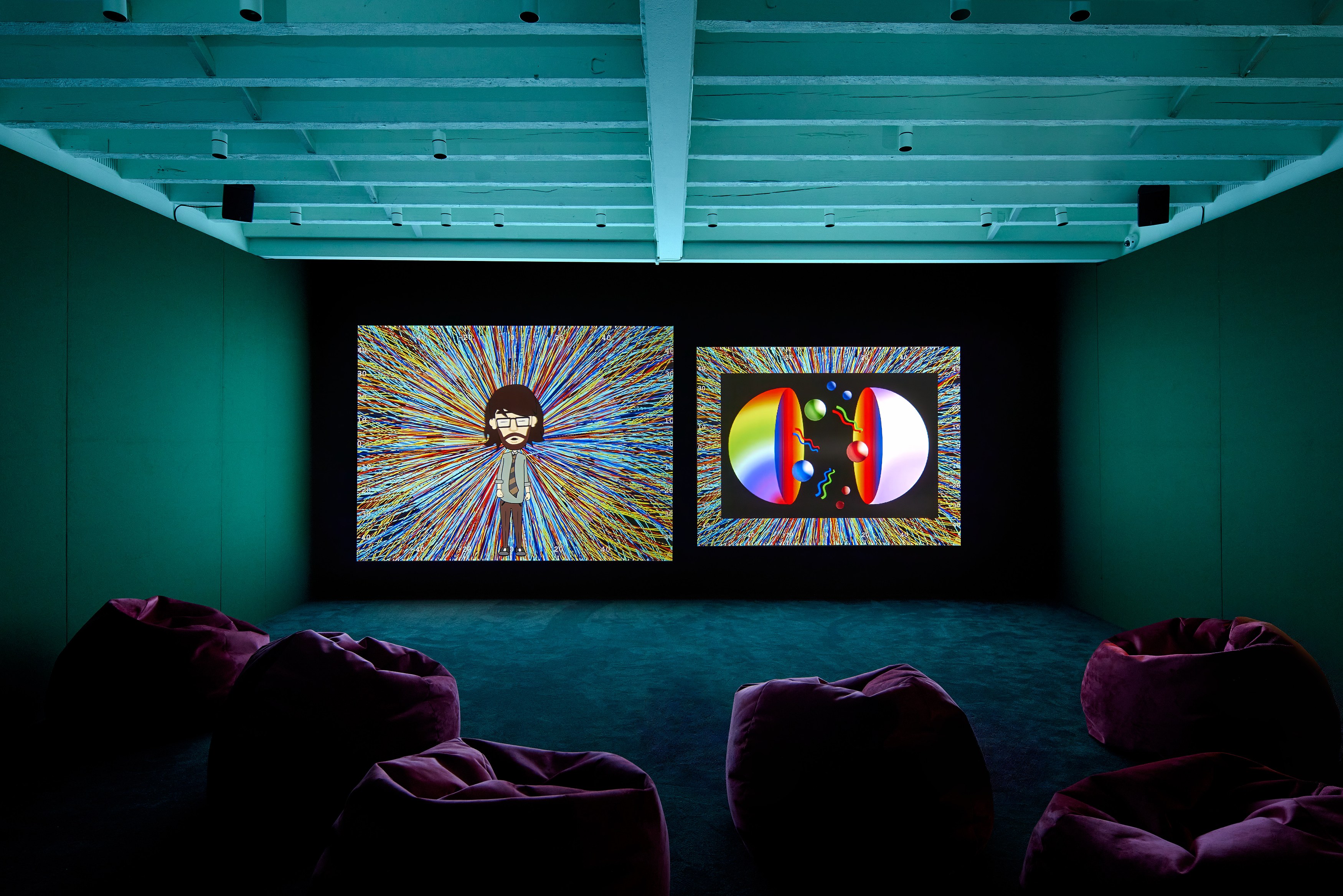 Andy Holden, Laws of Motion in a Cartoon Landscape at The Perimeter, photo 14