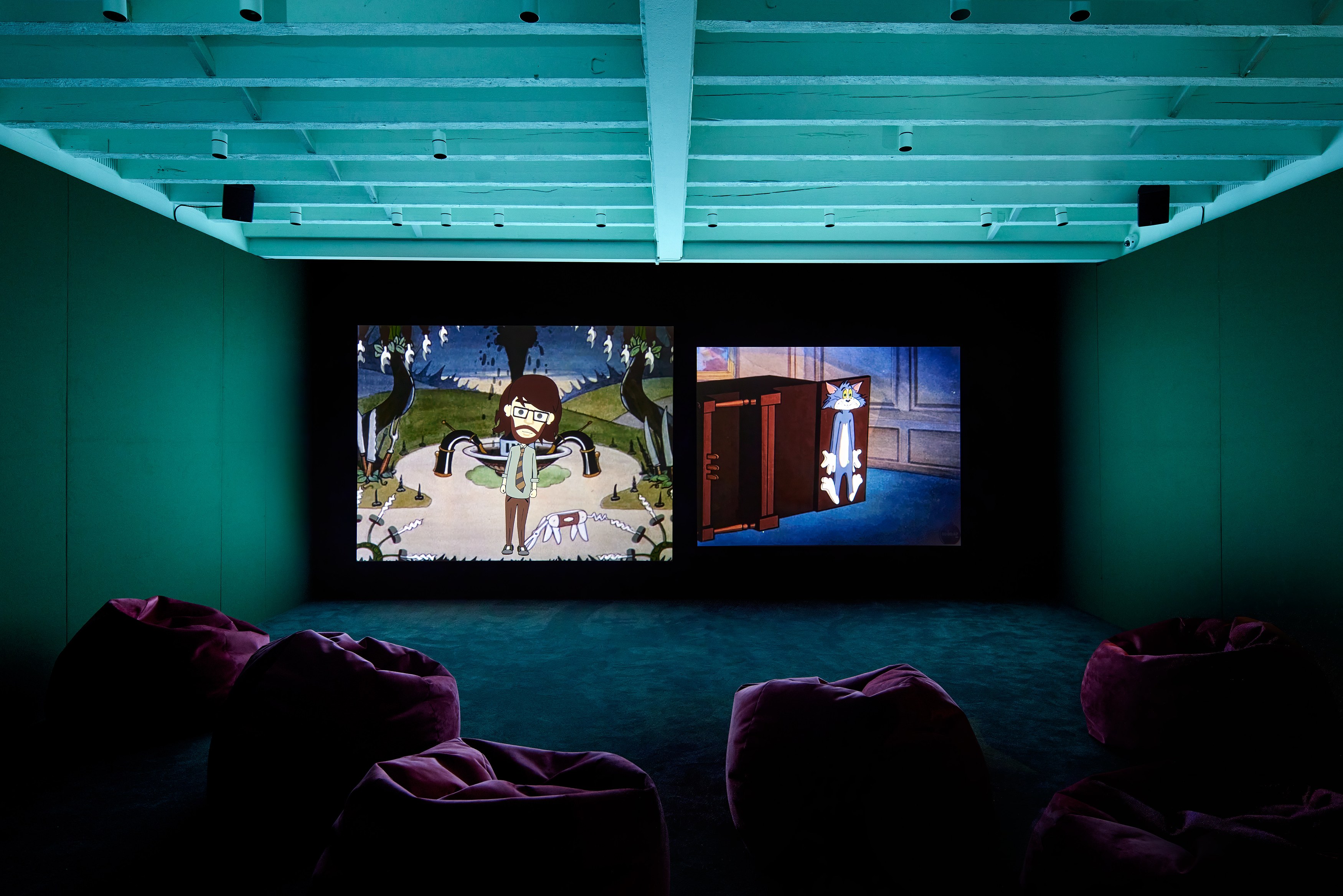 Andy Holden, Laws of Motion in a Cartoon Landscape at The Perimeter, photo 15