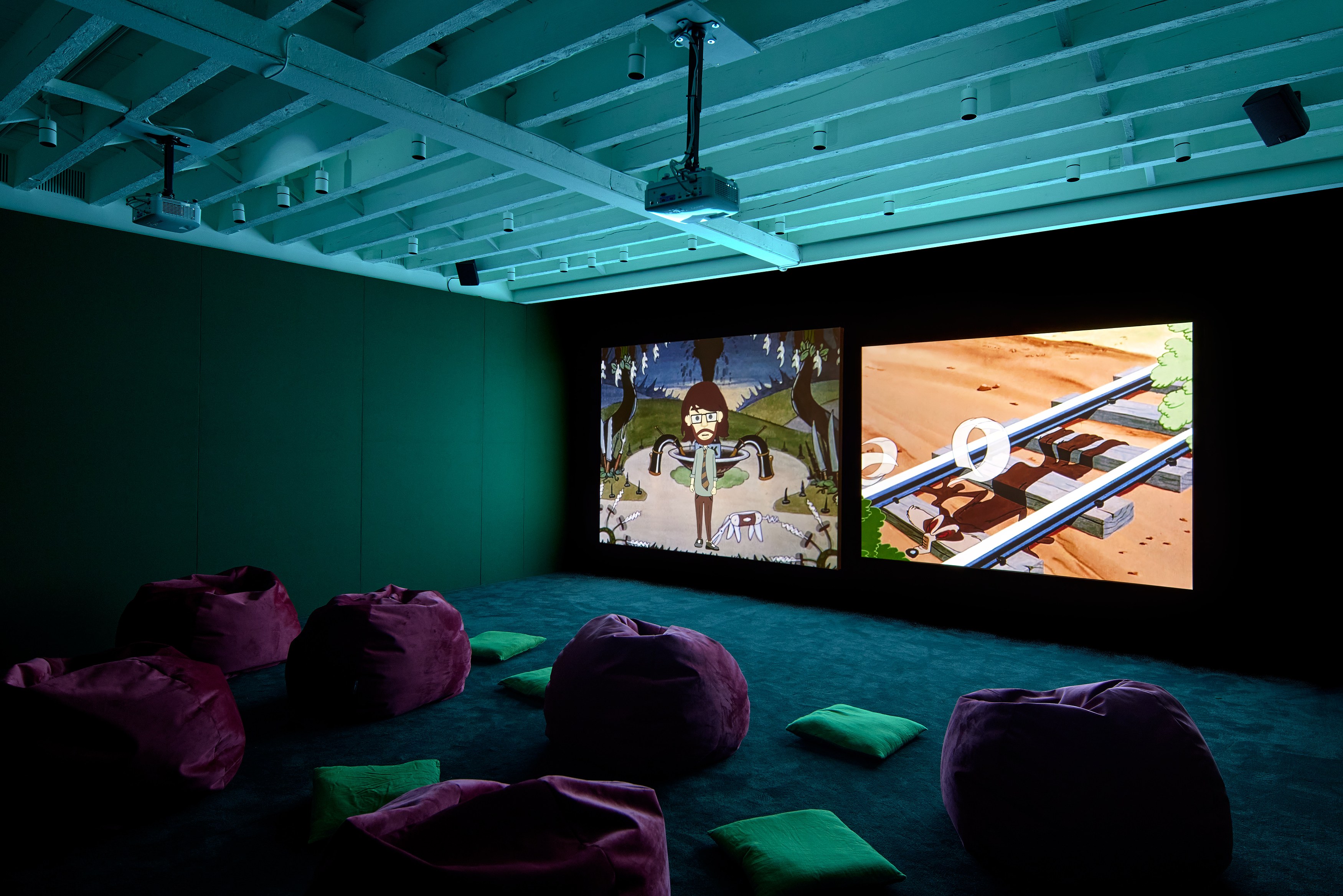 Andy Holden, Laws of Motion in a Cartoon Landscape at The Perimeter, photo 17