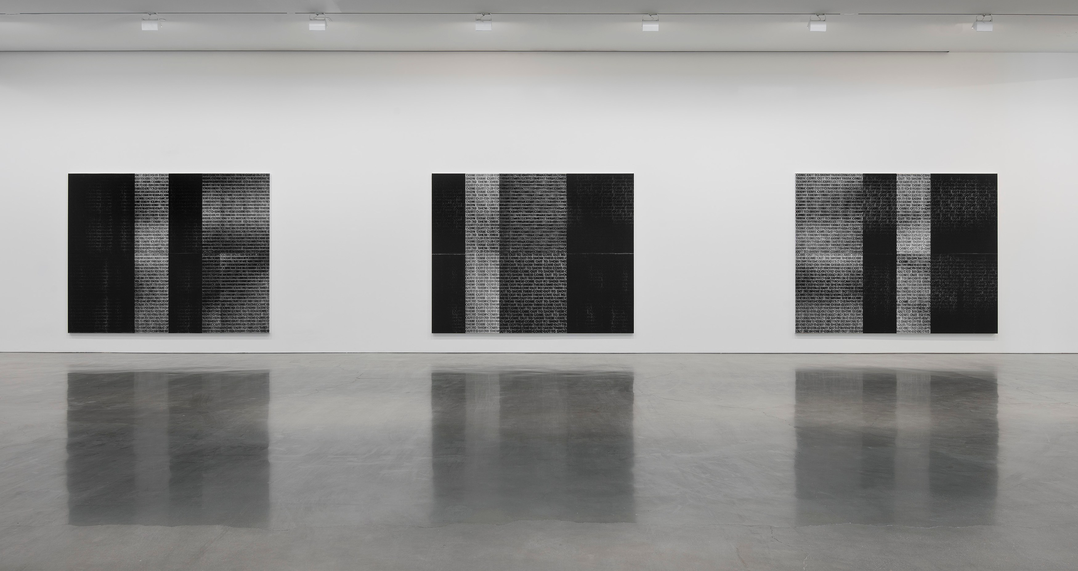 Glenn Ligon, Well, it’s bye-bye / If you call that gone at Regen Projects, photo 3
