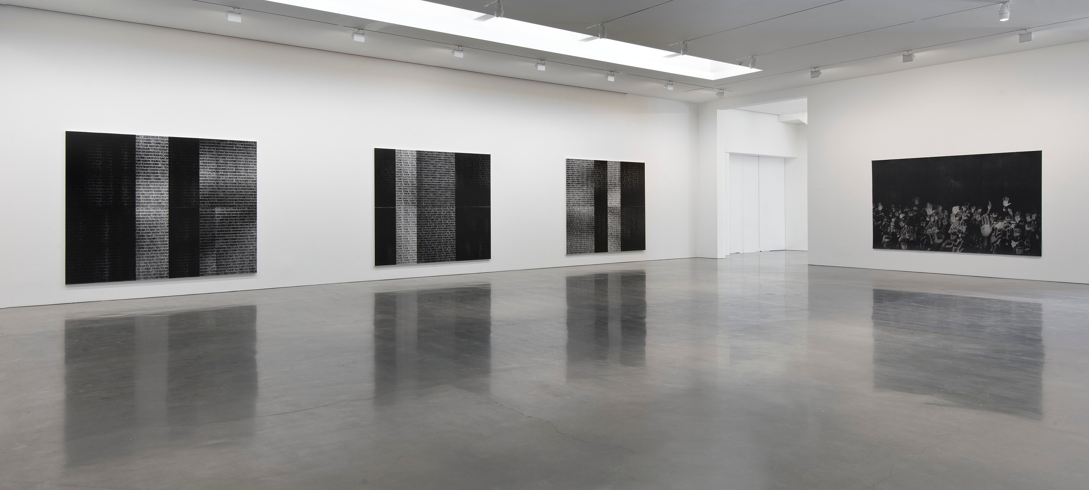 Glenn Ligon, Well, it’s bye-bye / If you call that gone at Regen Projects, photo 4