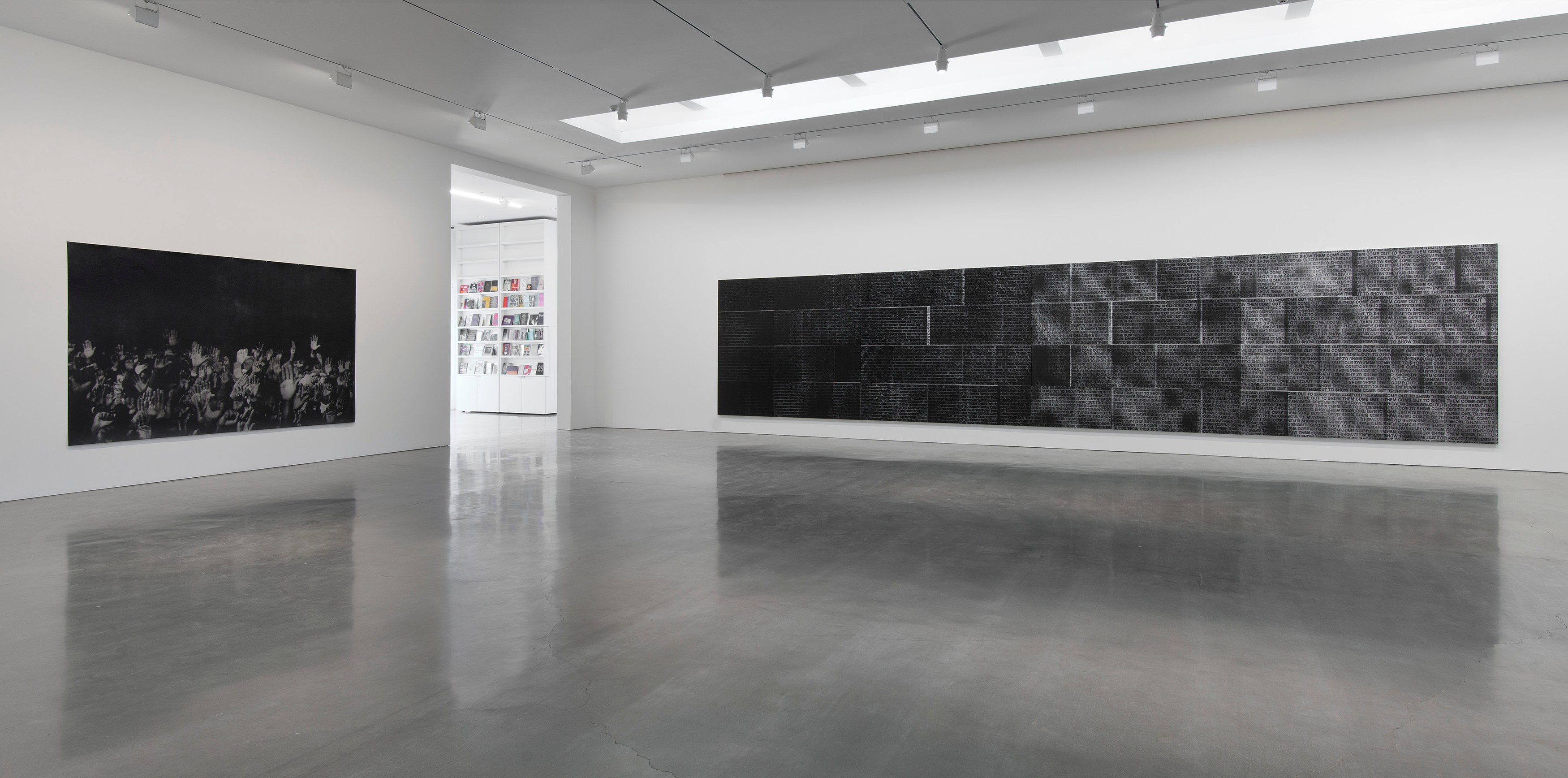 Glenn Ligon, Well, it’s bye-bye / If you call that gone at Regen Projects, photo 5