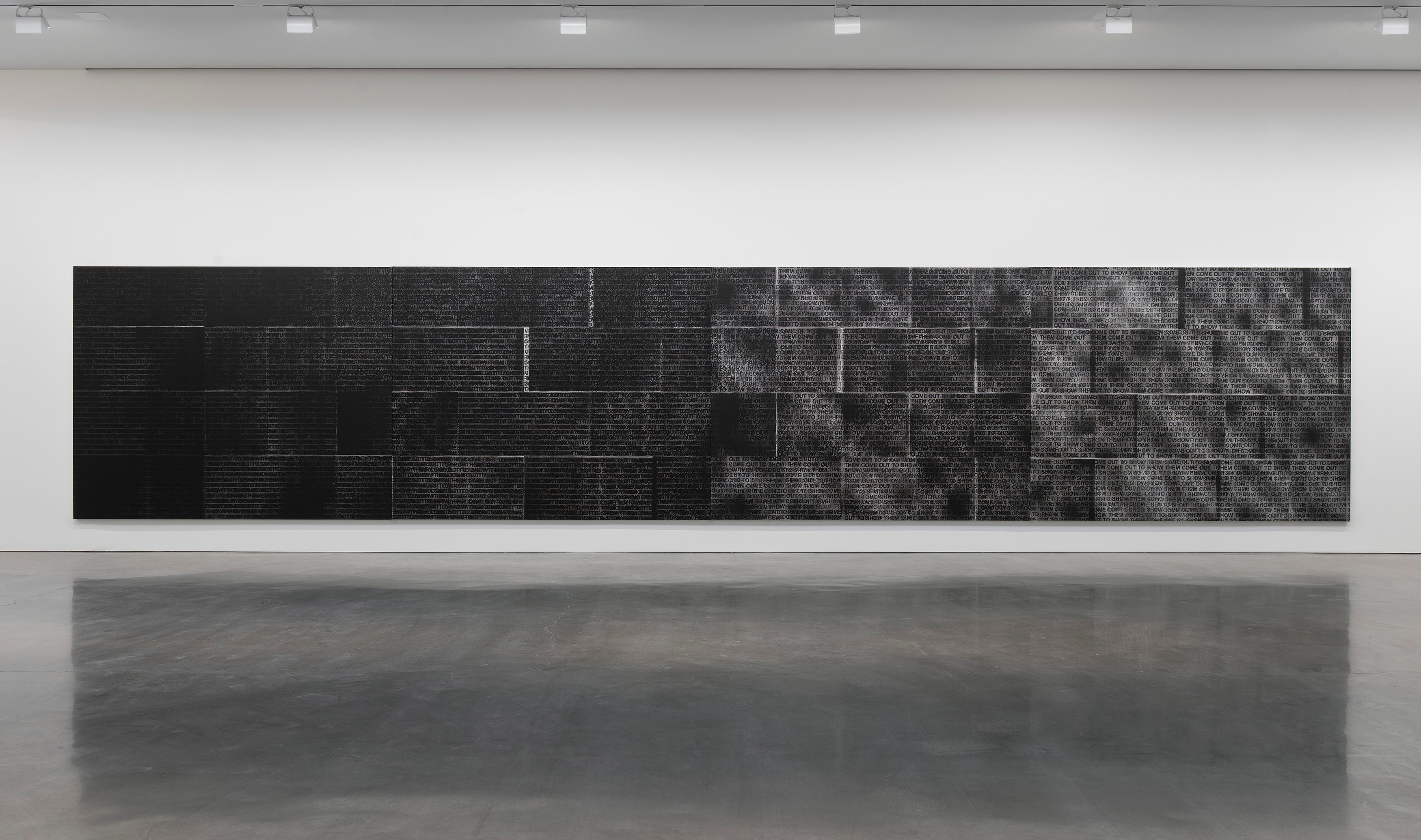 Glenn Ligon, Well, it’s bye-bye / If you call that gone at Regen Projects, photo 6