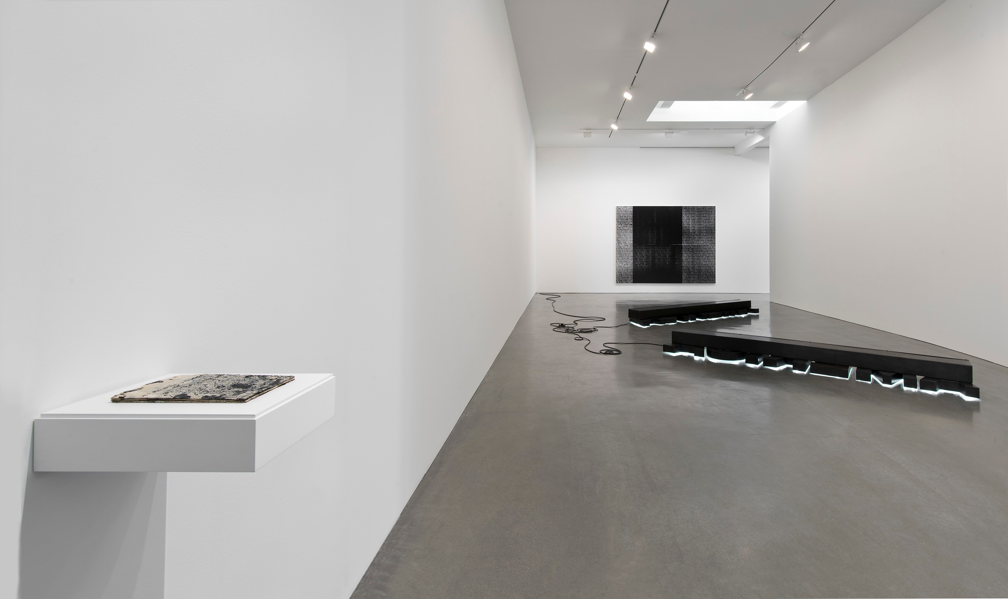 Glenn Ligon, Well, it’s bye-bye / If you call that gone at Regen Projects, photo 11