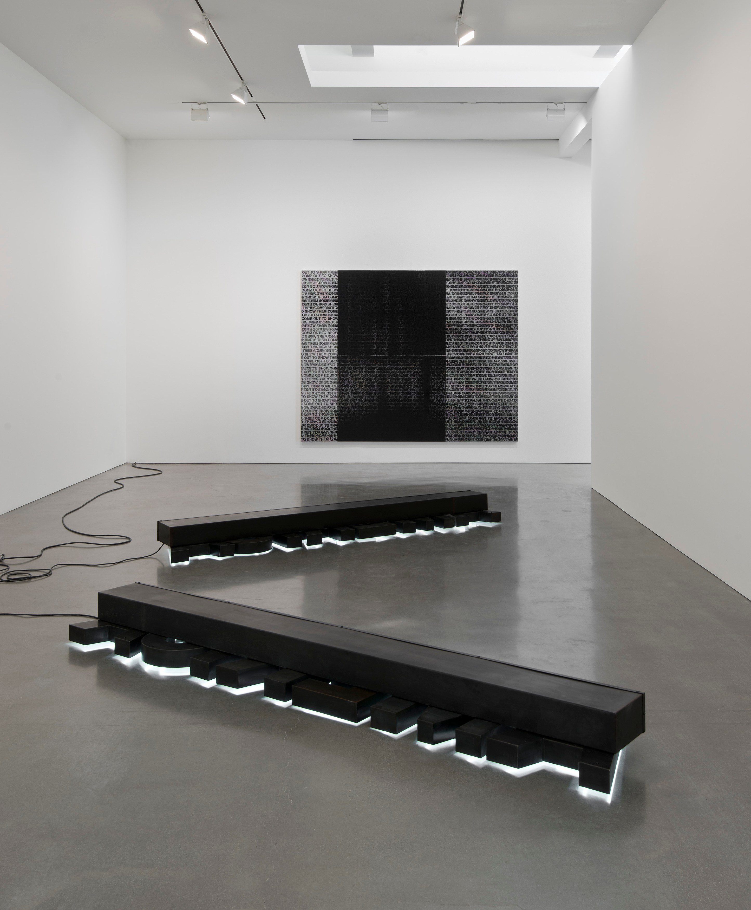 Glenn Ligon, Well, it’s bye-bye / If you call that gone at Regen Projects, photo 12
