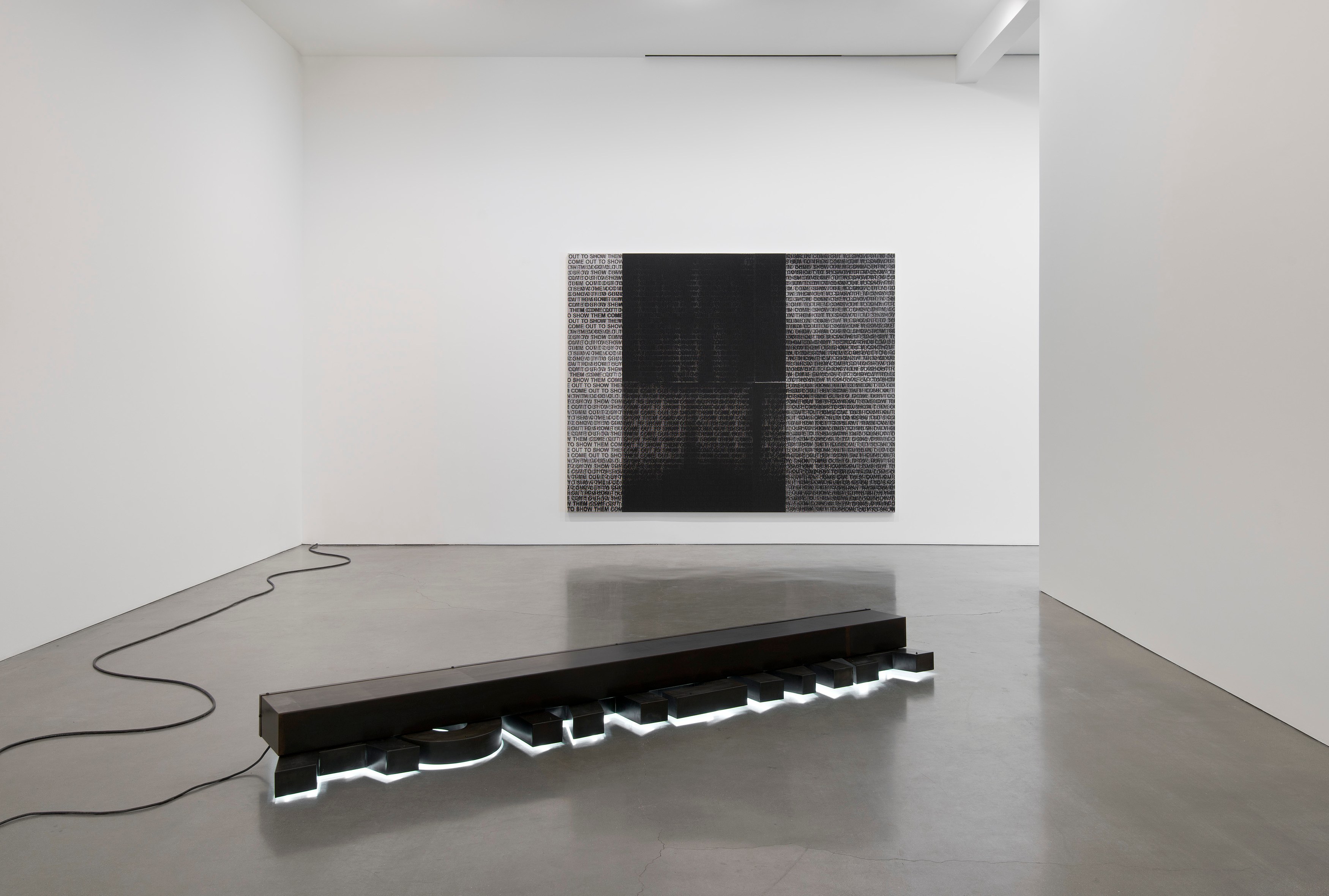 Glenn Ligon, Well, it’s bye-bye / If you call that gone at Regen Projects, photo 16